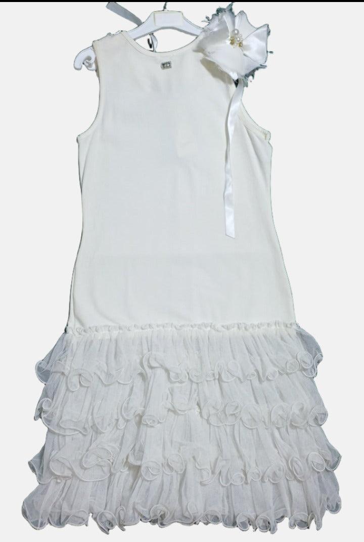 فستان Miss Grant White-44 للبنات