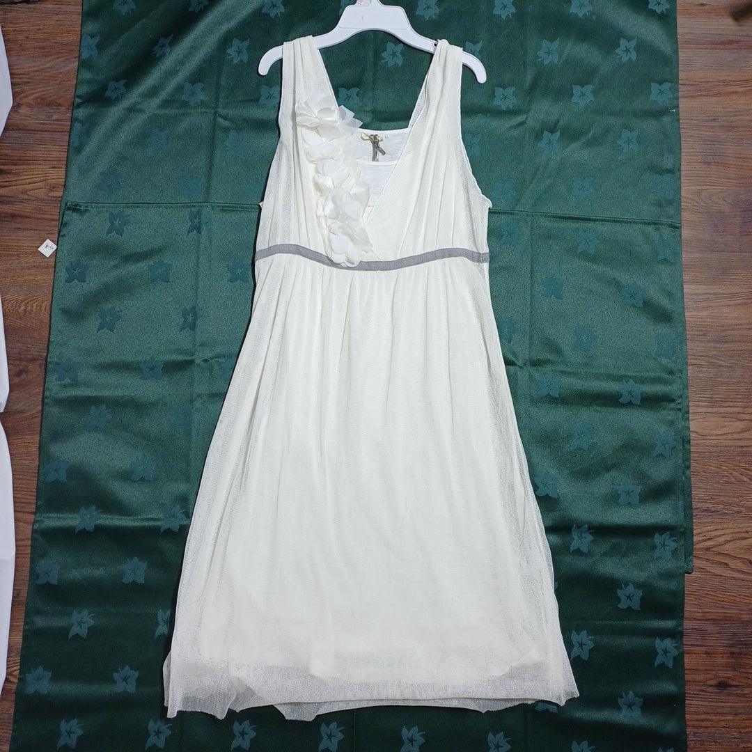 KI6? WHITE-14Y GIRLS DRESS 32KAB71