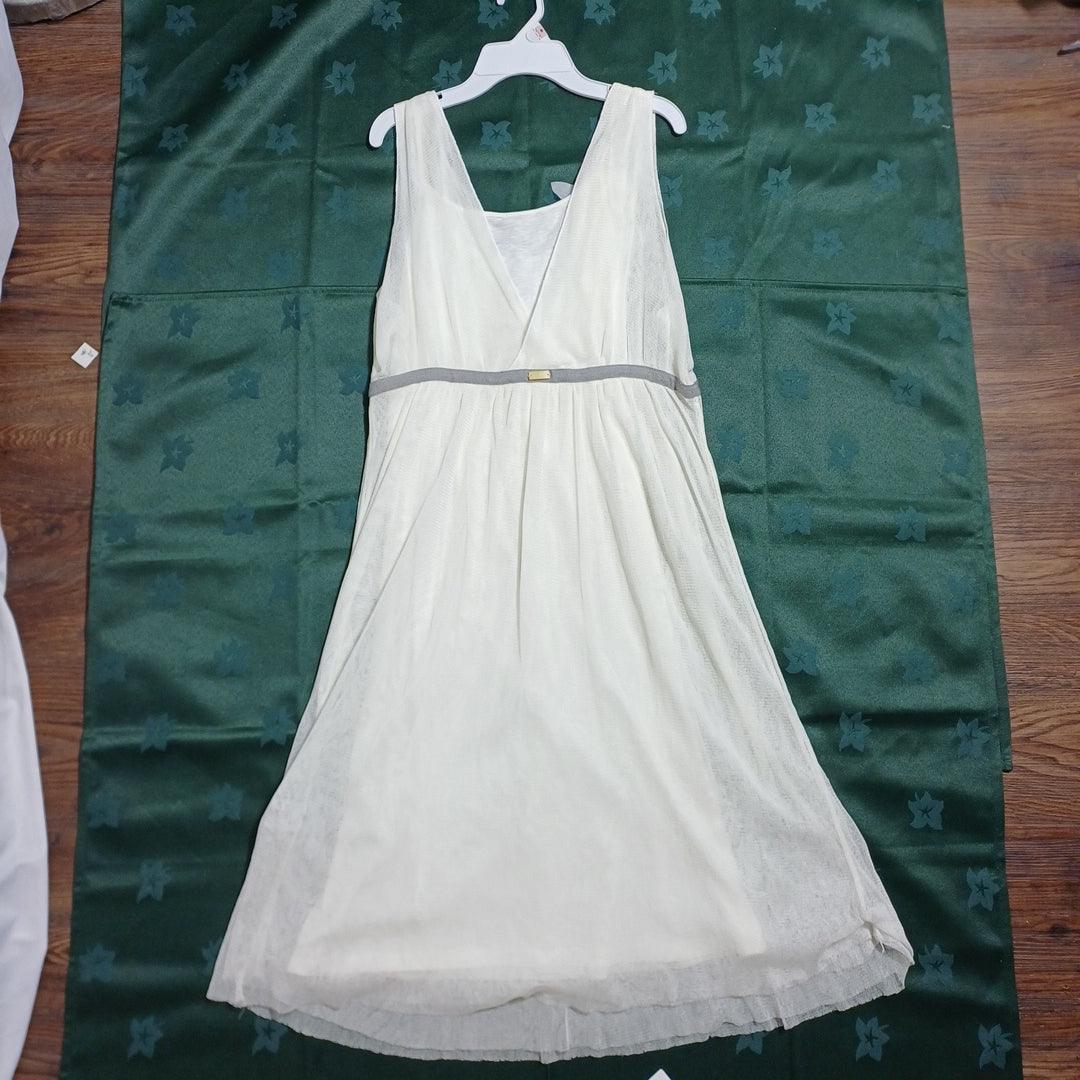 KI6? WHITE-14Y GIRLS DRESS 32KAB71
