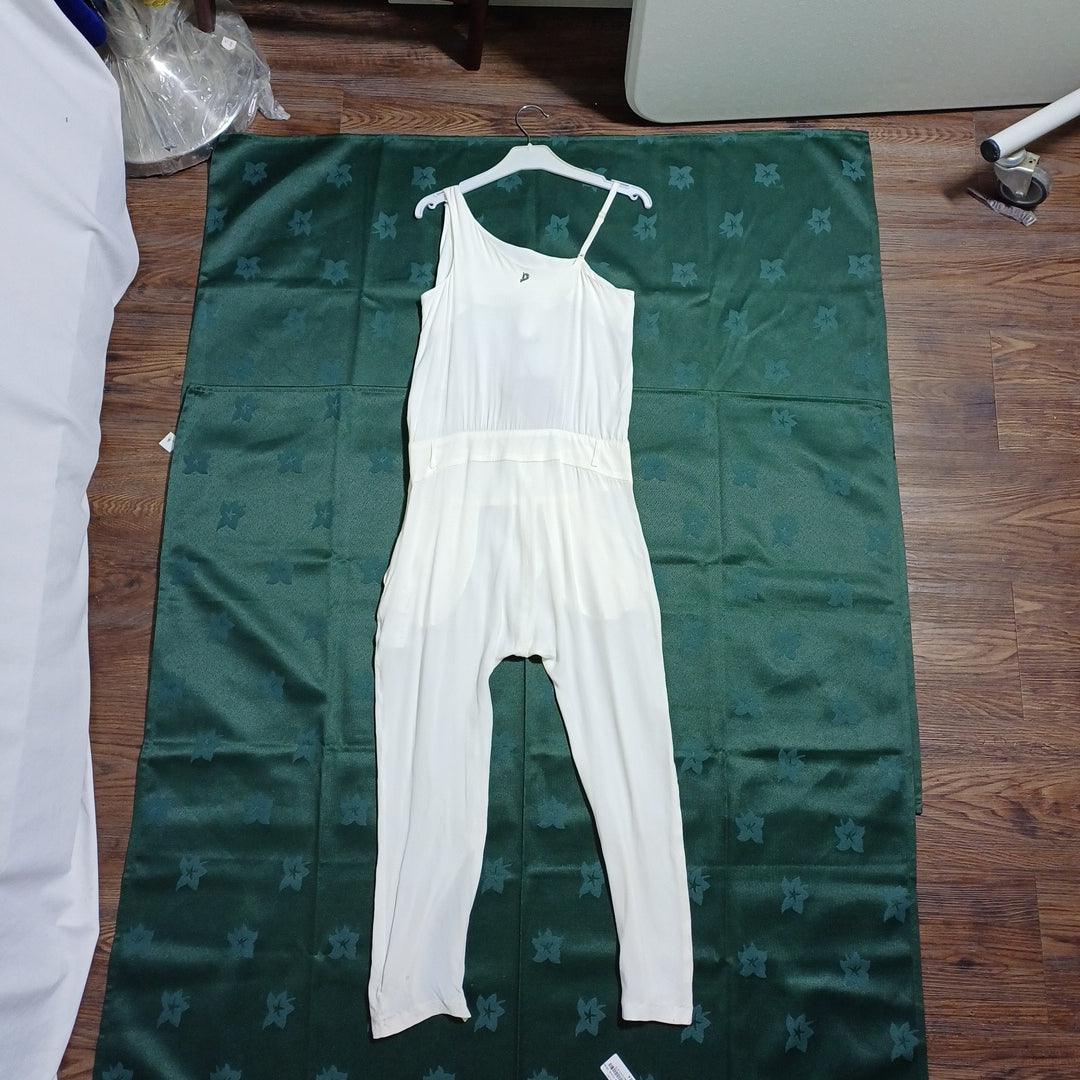 DONDUP WHITE-8A GIRL SL TROUSER DRESS 100266 10101