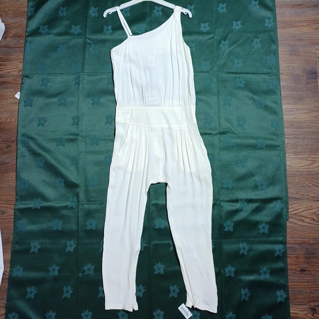 ROBE PANTALON FILLE DONDUP WHITE-8A SL 100266 10101