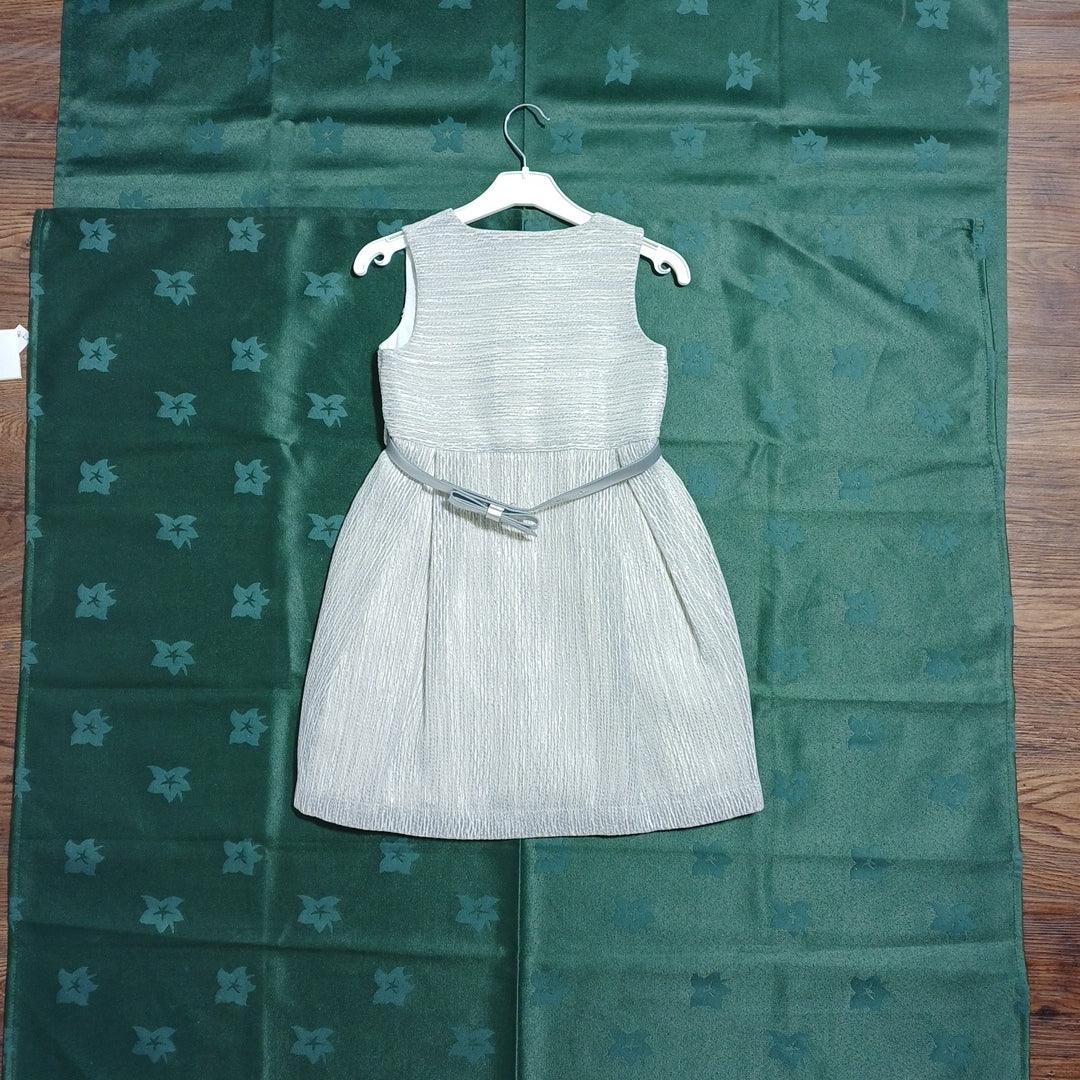 G19K60208 ROBE FILLE GRISE-5/6Y