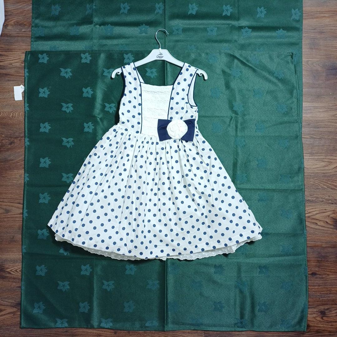 G17Y60970 BLANC-Robe Fille 9/10Y