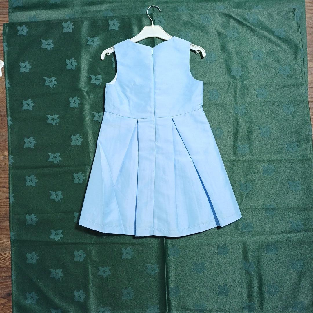 G17Y60937 BLUE-7/8Y GIRLS DRESS
