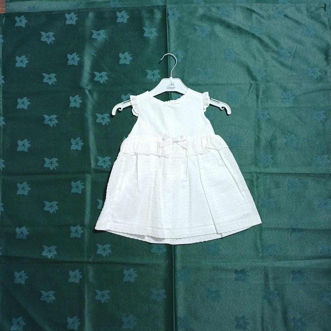 G17Y61001 WHITE-A12 GIRL DRESS