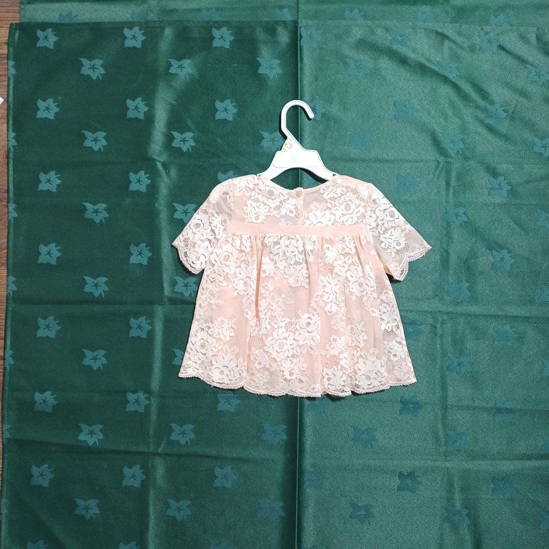 TWIN-SET PINK-2Y BABY GRIL DRESS FS52LE