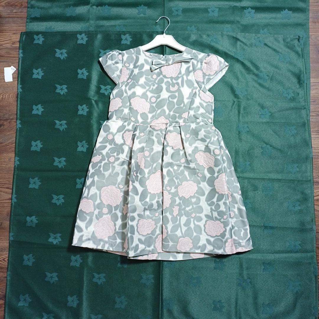 G19K60202 ROBE FILLE GRIS-9/10 ANS