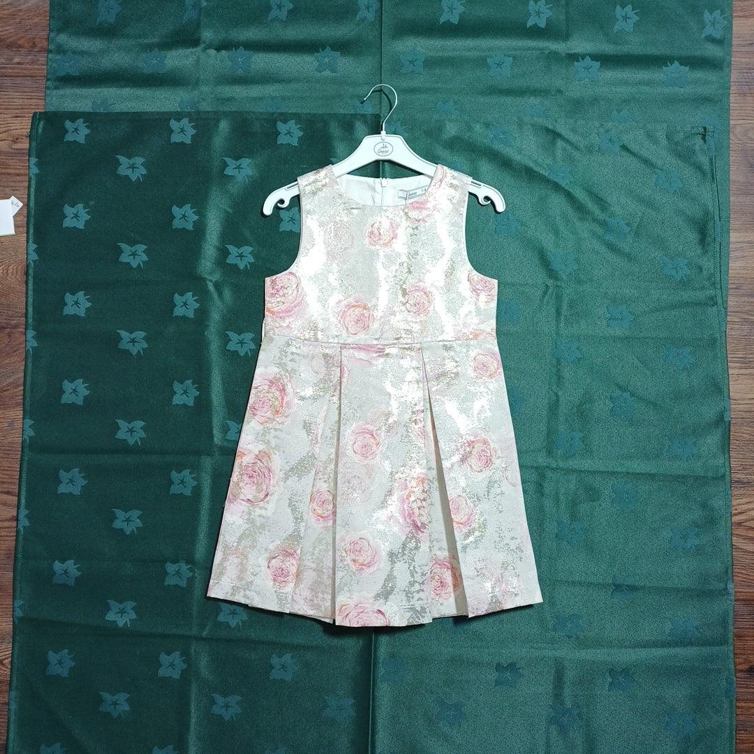 G19K60218 EKRU-ROBE POUR FILLE 7/8Y