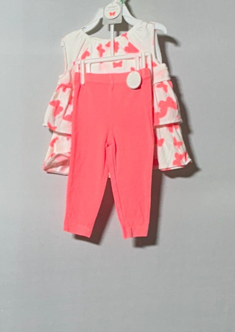 طقم كارترز جيرل مكون من قطعتين فستان وبنطال ضيق 121B377