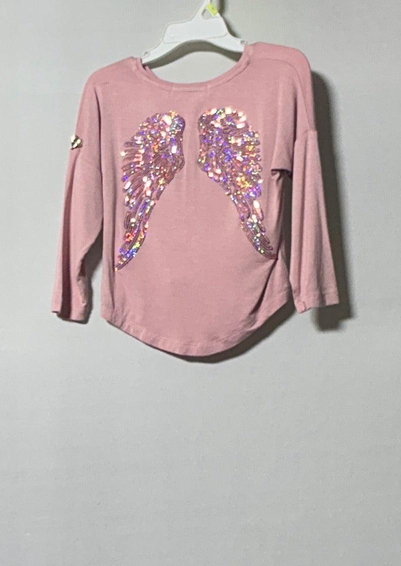 AF 0084 SZ-1-2Y LONG SLEEVE T-SHIRT ROSE