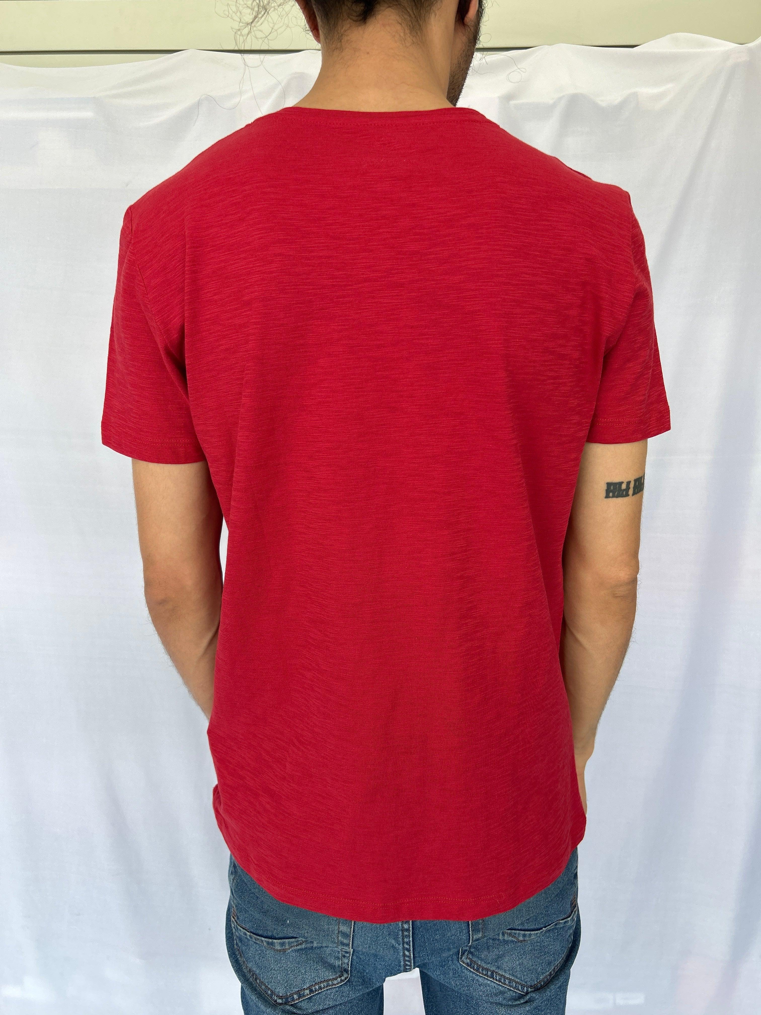 T-shirt homme LIU.JO rouge ANCORA