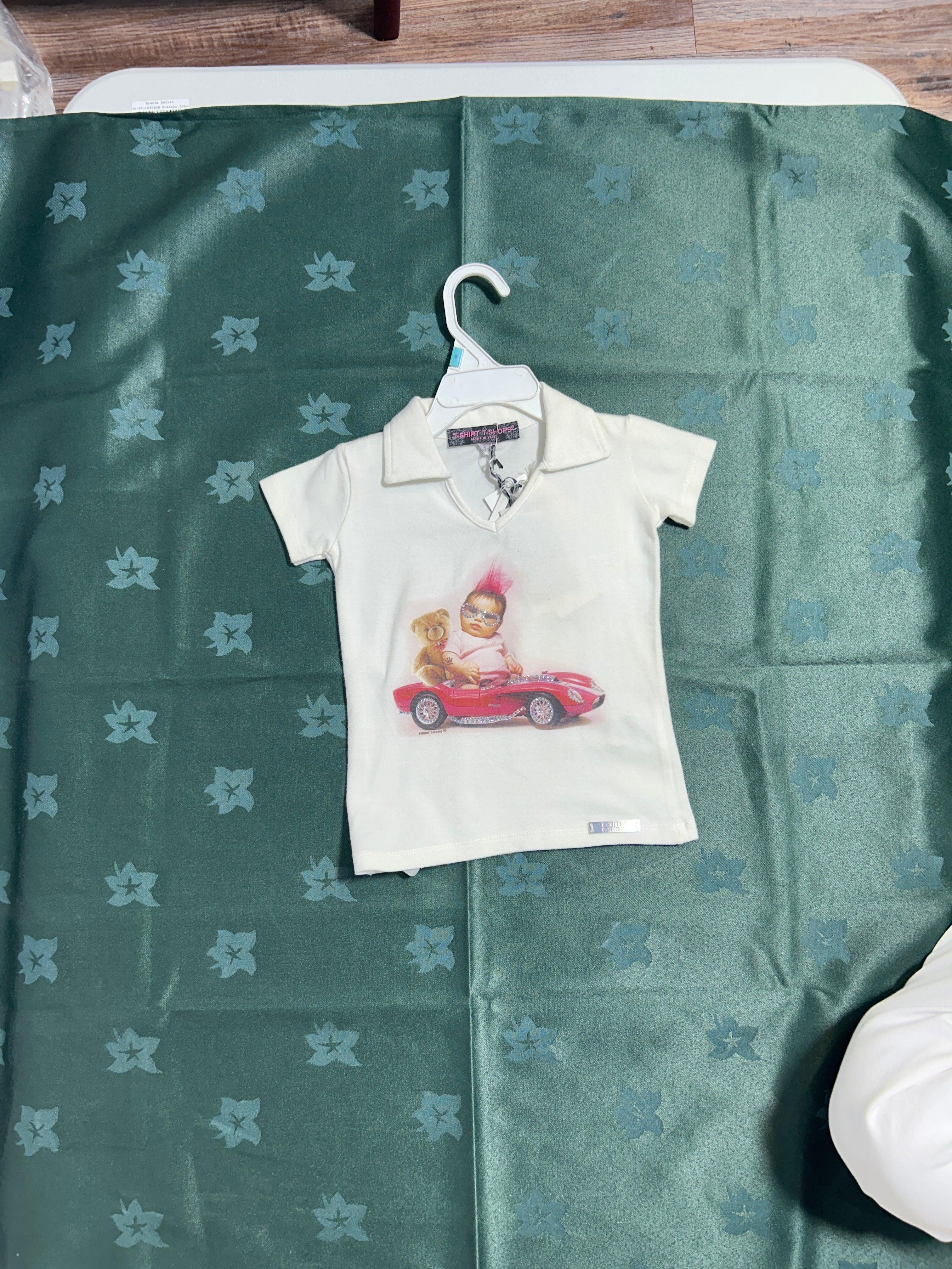 T-SHIRT T-SHOPS WHT-2Y F.2AEST T-SHIRT FILLE