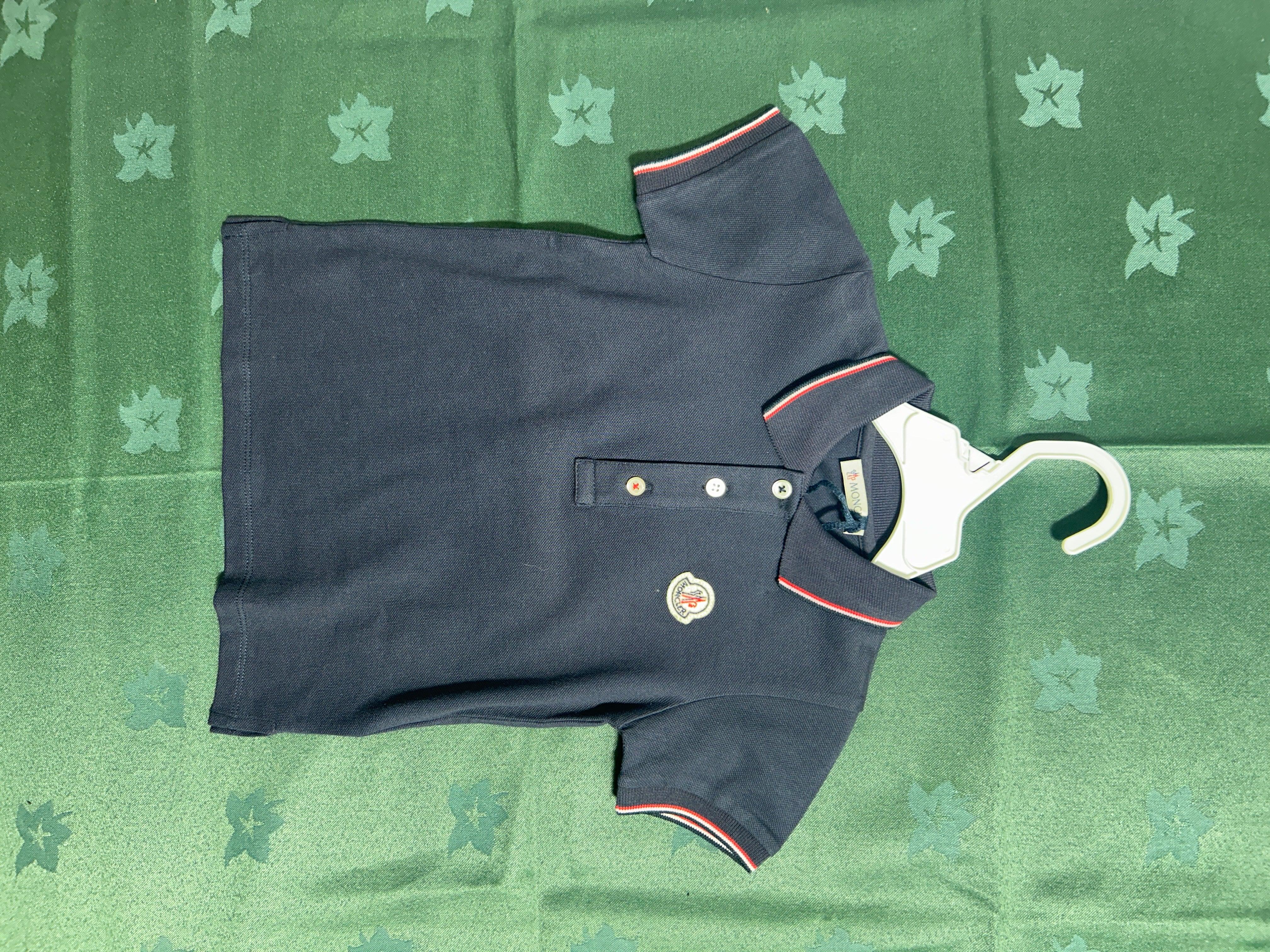 MONCLER NVY-18/24M BOYS POLO T-SHIRT 15-829