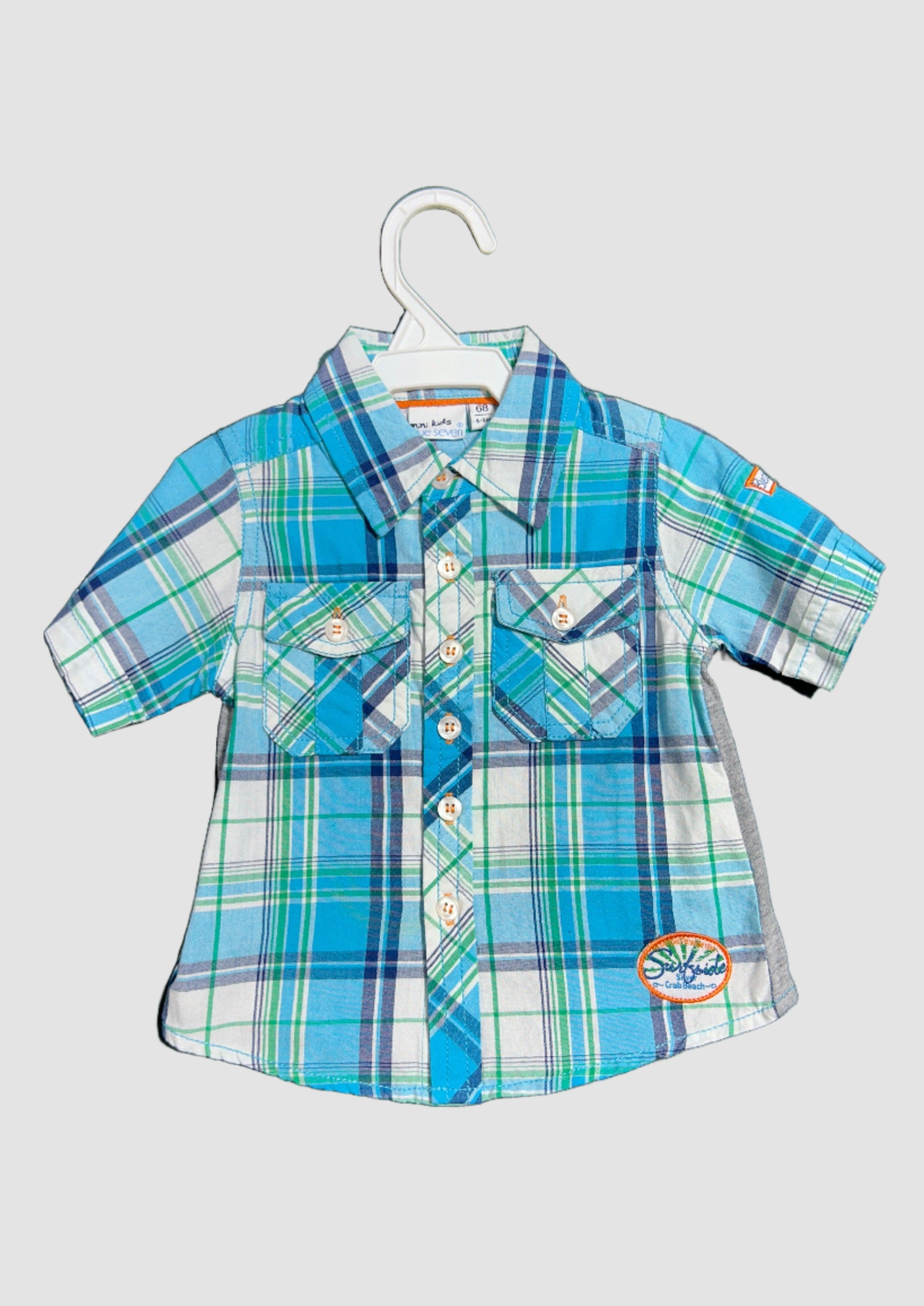 BLUE SEVEN 94425X SHIRT  6-9M (68) 94424X