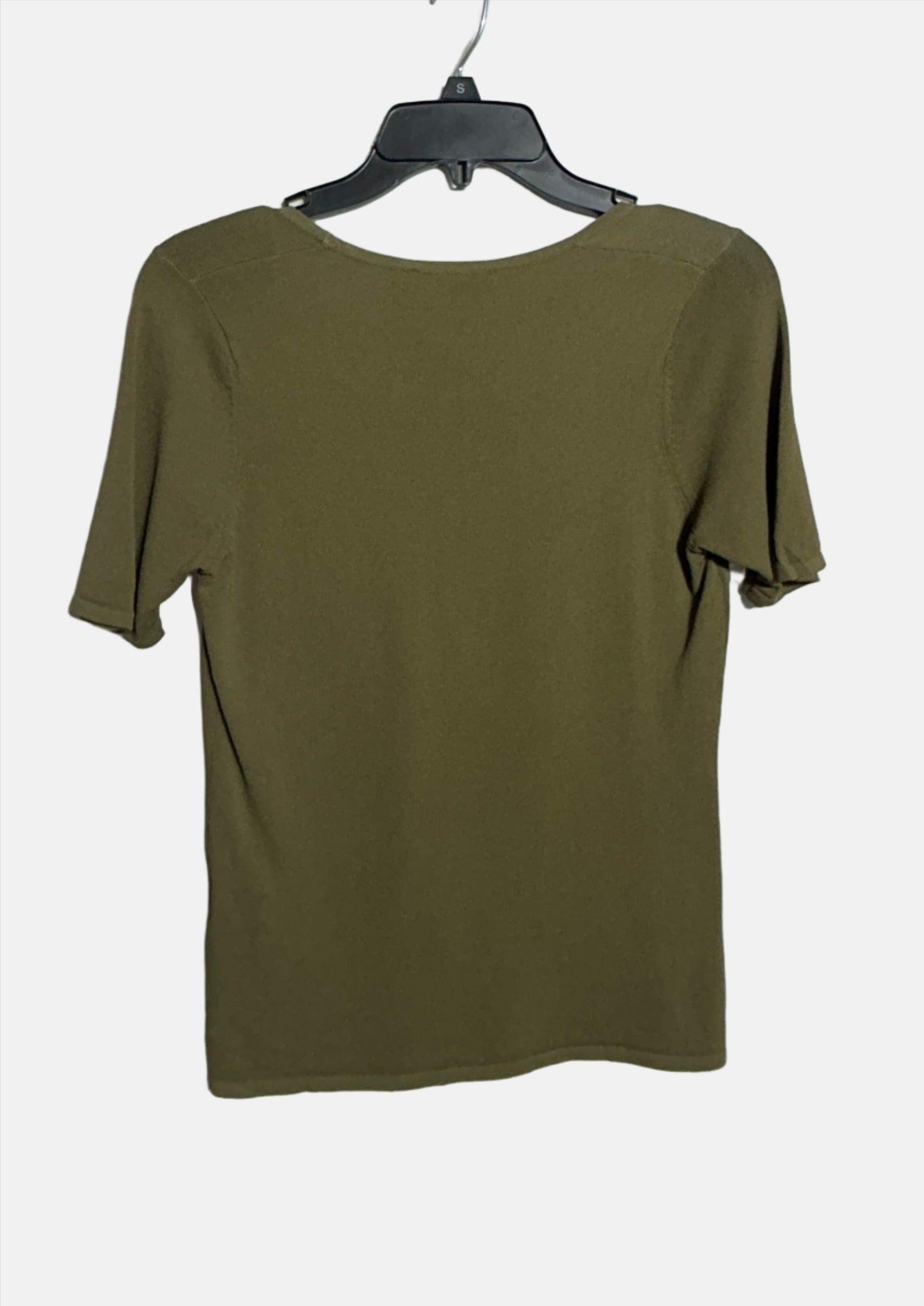 PAROCAS  SZ9276 GIRLS TOP OLIVE GREEN
