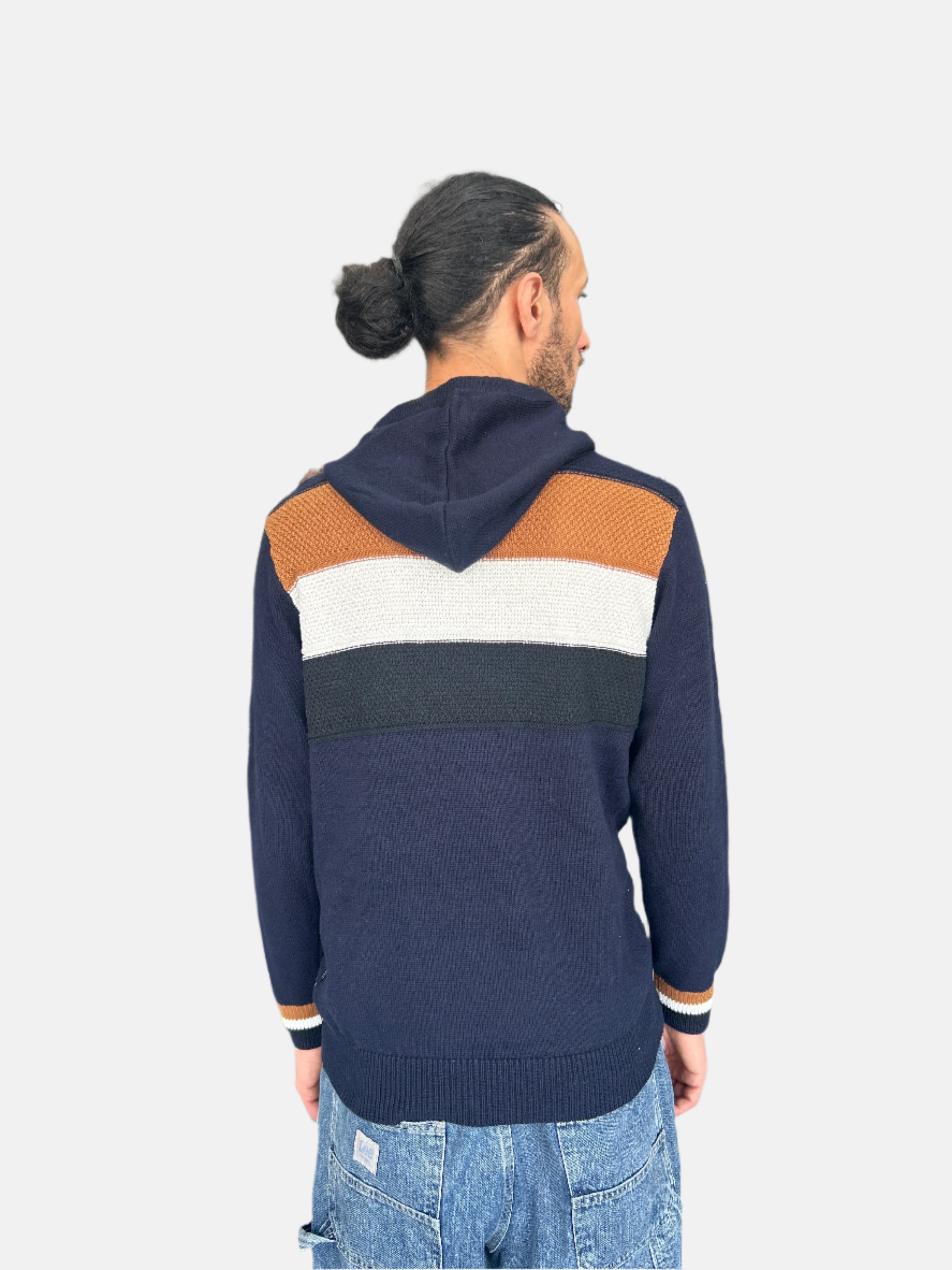 Boss Hoodie Slim Fit Sweatshirt 50480672-260 10165506 Navy/Brown/White/Black