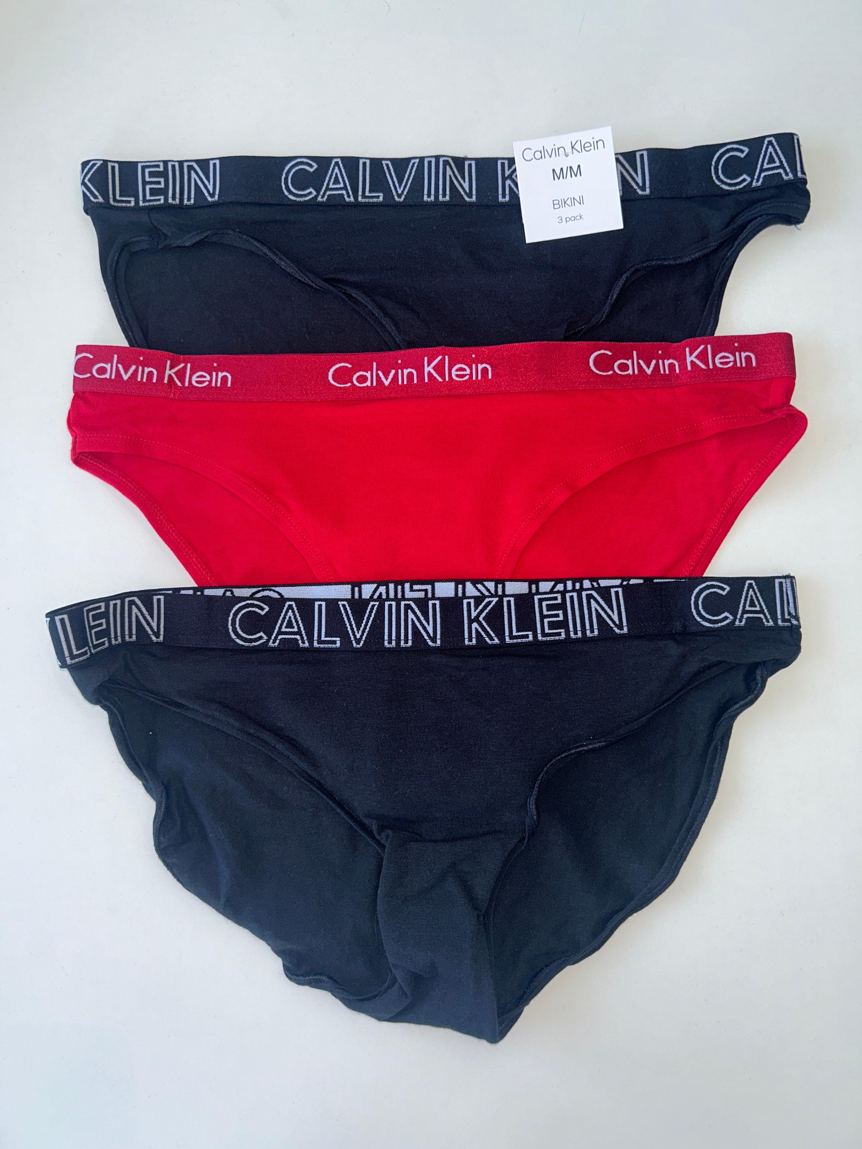 M Calvin Klein مجموعة من 3 قطع بيكيني داخلية