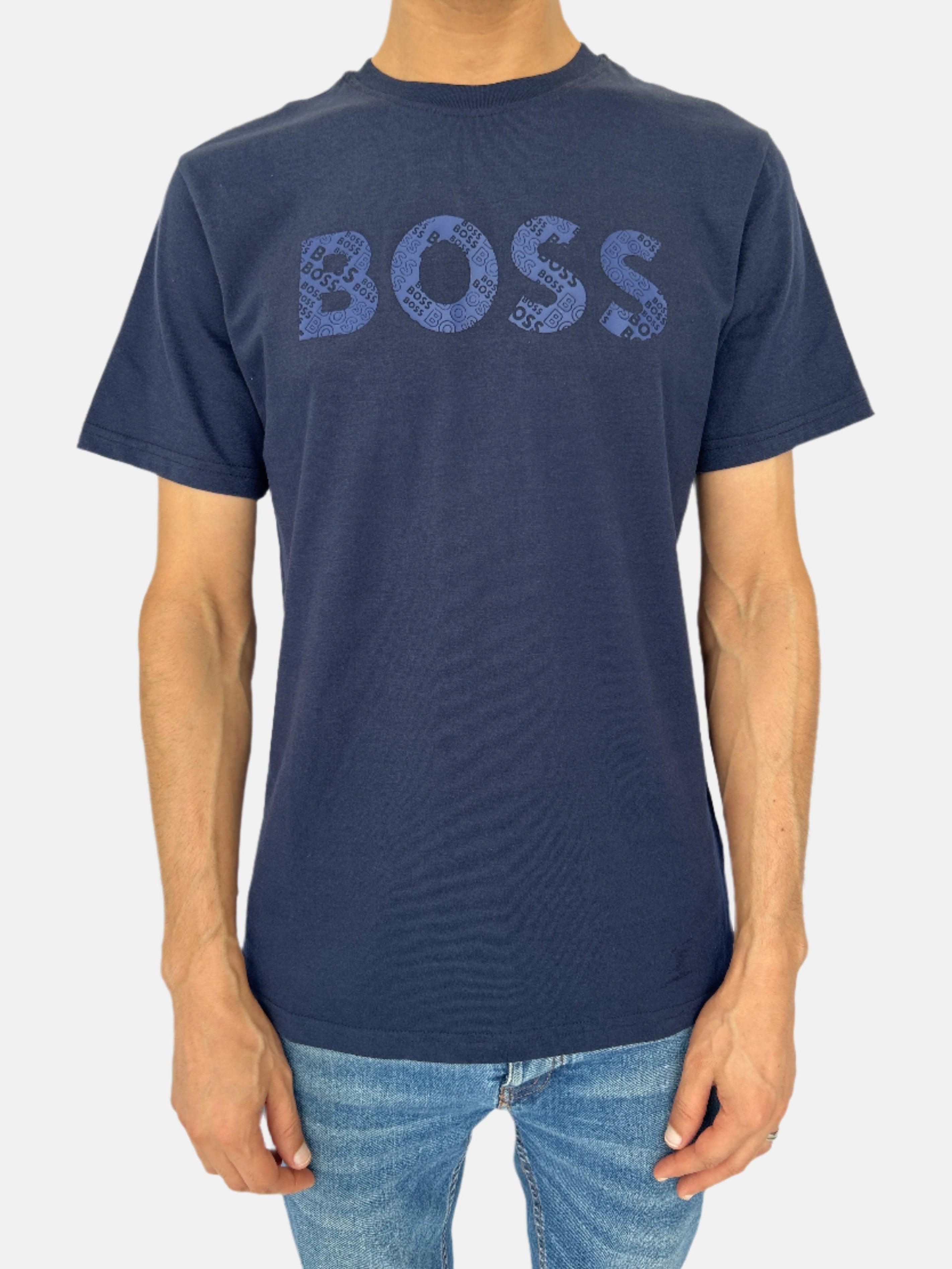 BOSS Navy Blue Roundneck T-shirt