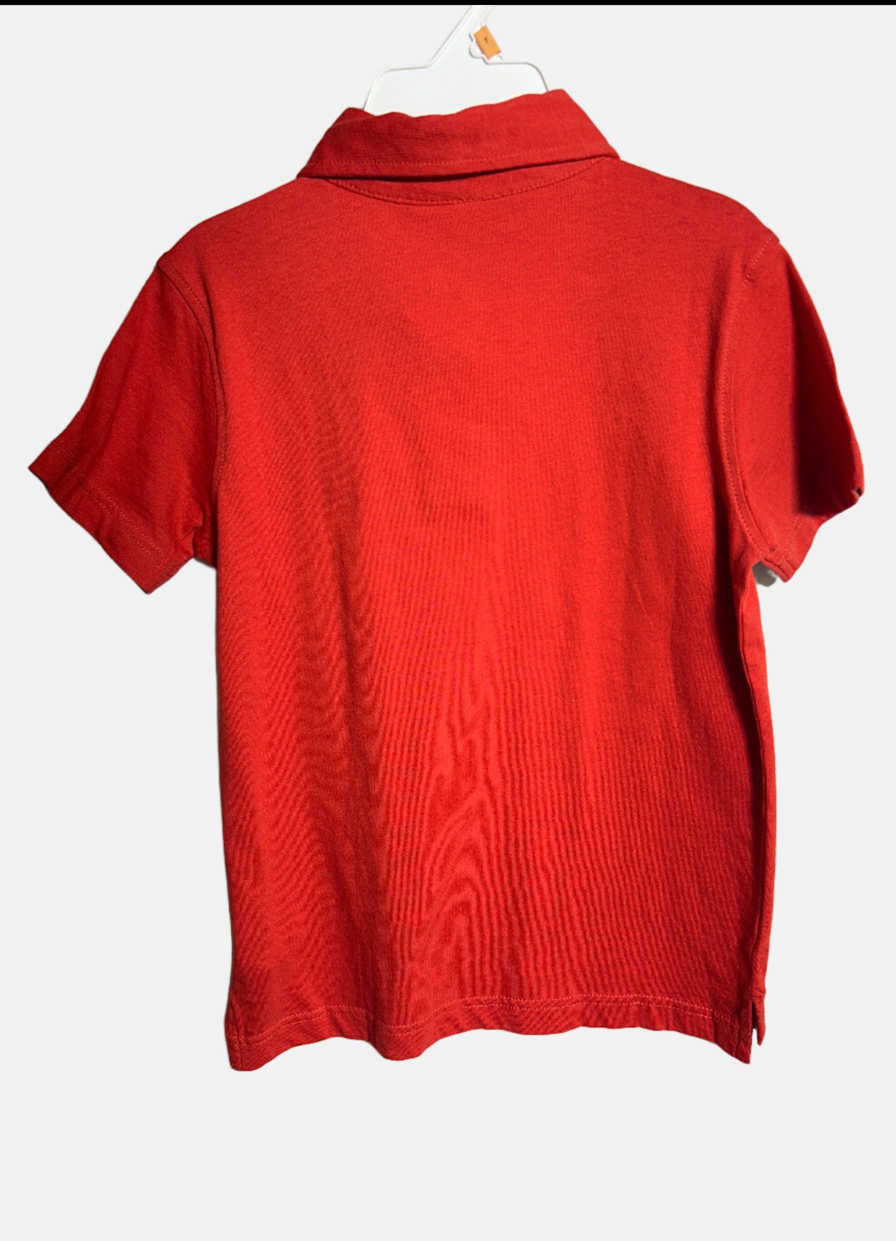 CRAZY8 RED-S(5-6) BOYS POLO T-SHIRT 241160759 241160756