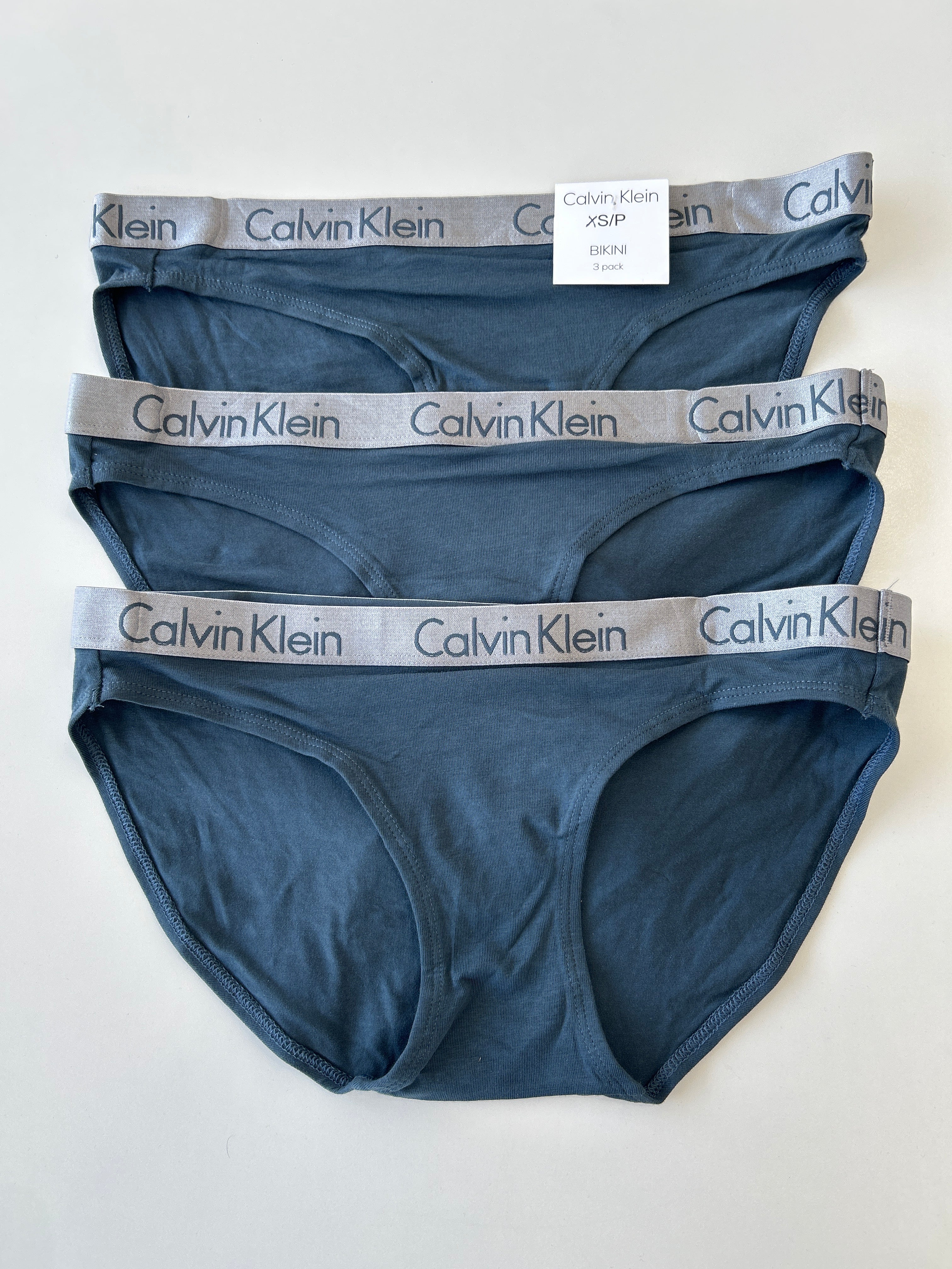 XS Calvin Klein 3-Pack Bikini Panty