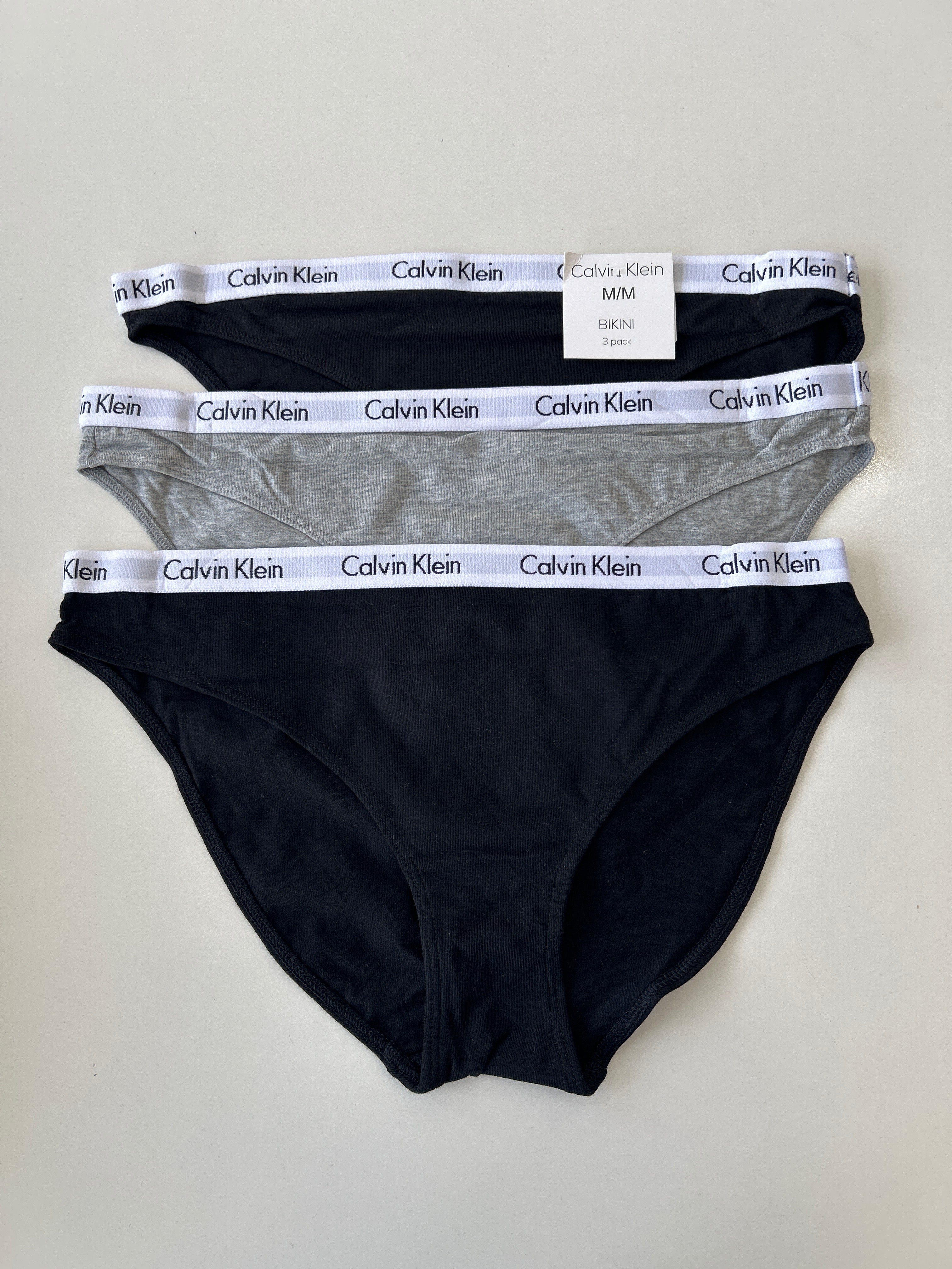 Lot de 3 culottes bikini M Calvin Klein