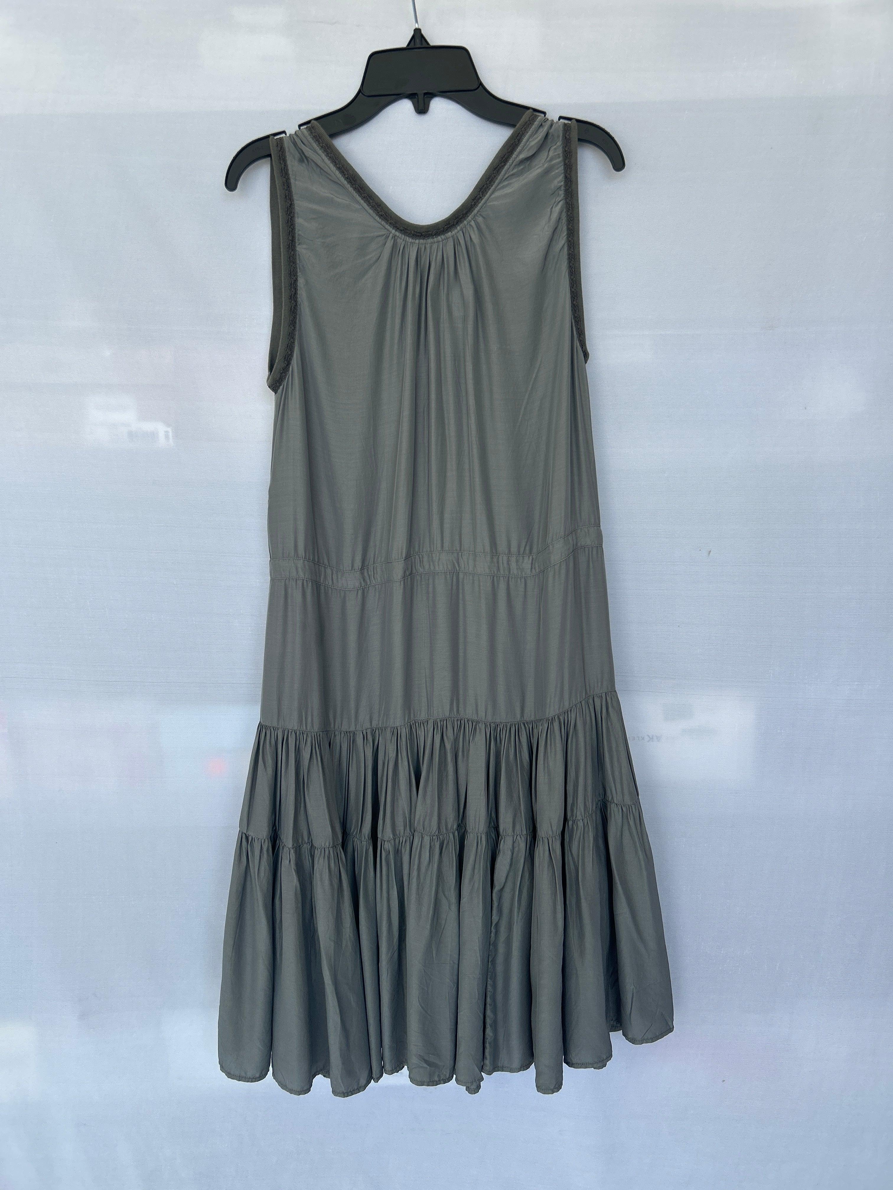 40-Grey Col- 561363 Trussardi Robe sans manches pour femme