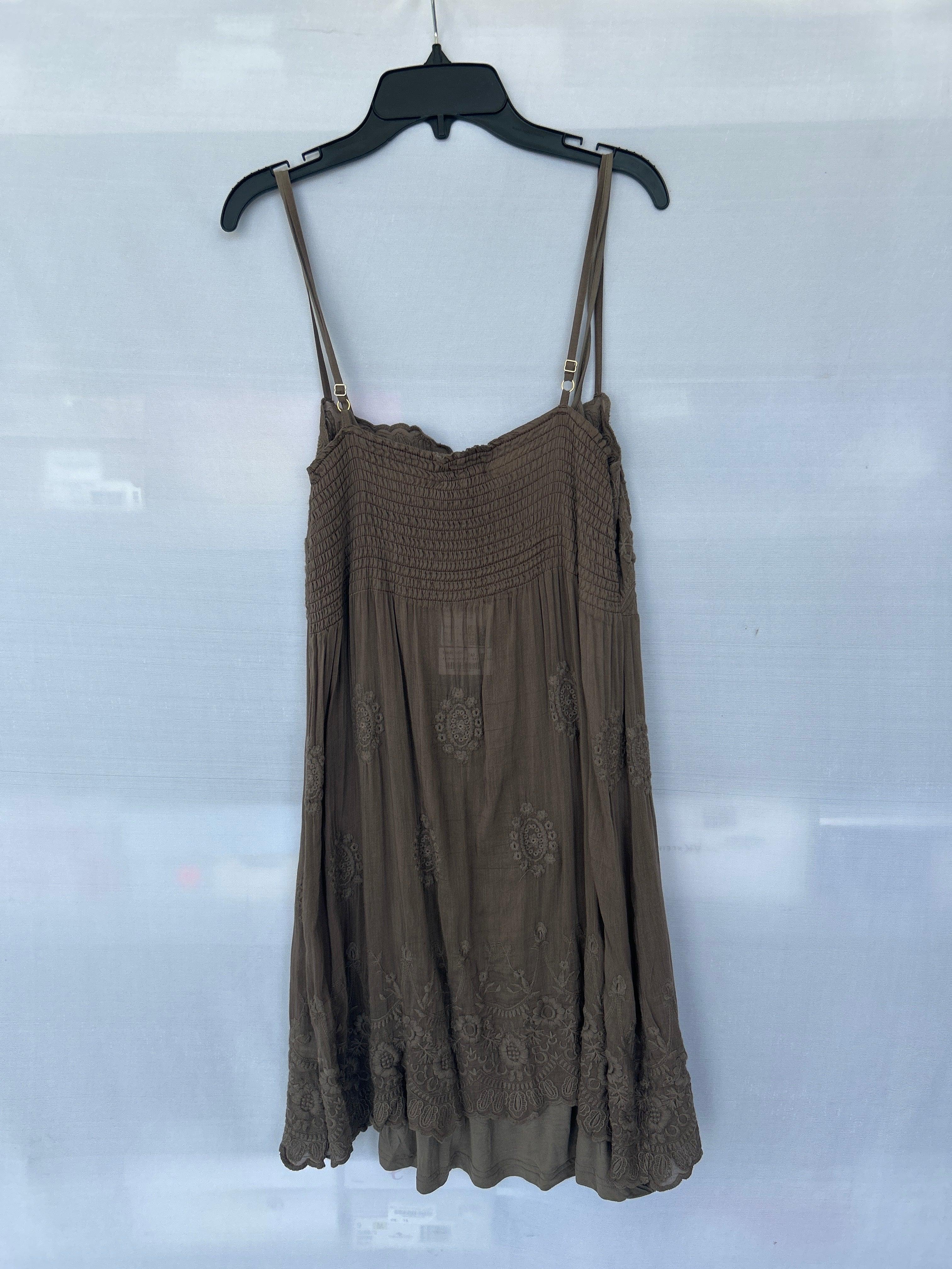 فستان نسائي من Trussardi بني اللون Col-67 561332