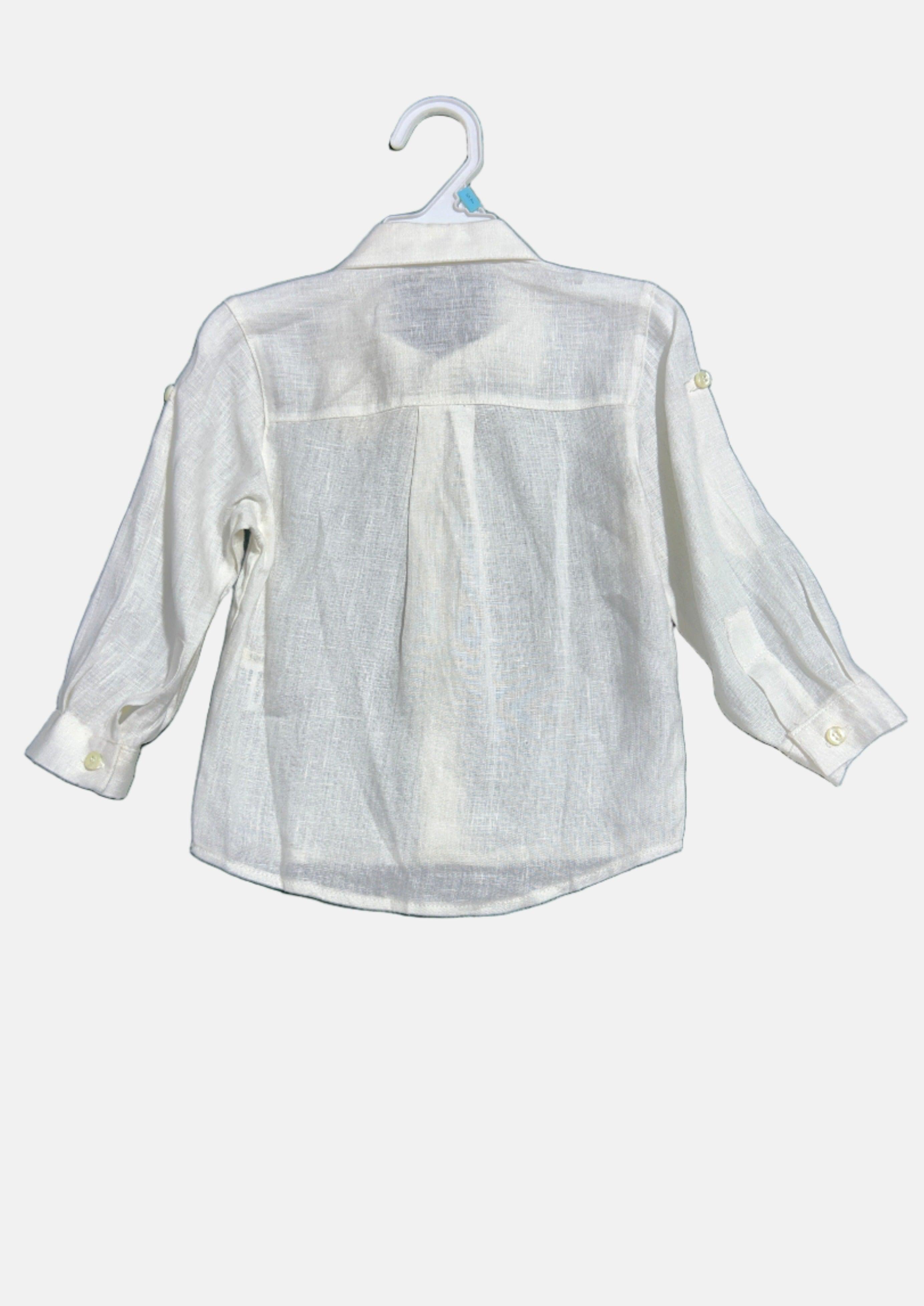 MON DOU DOU WHT-12M BOY SHIRT 709G
