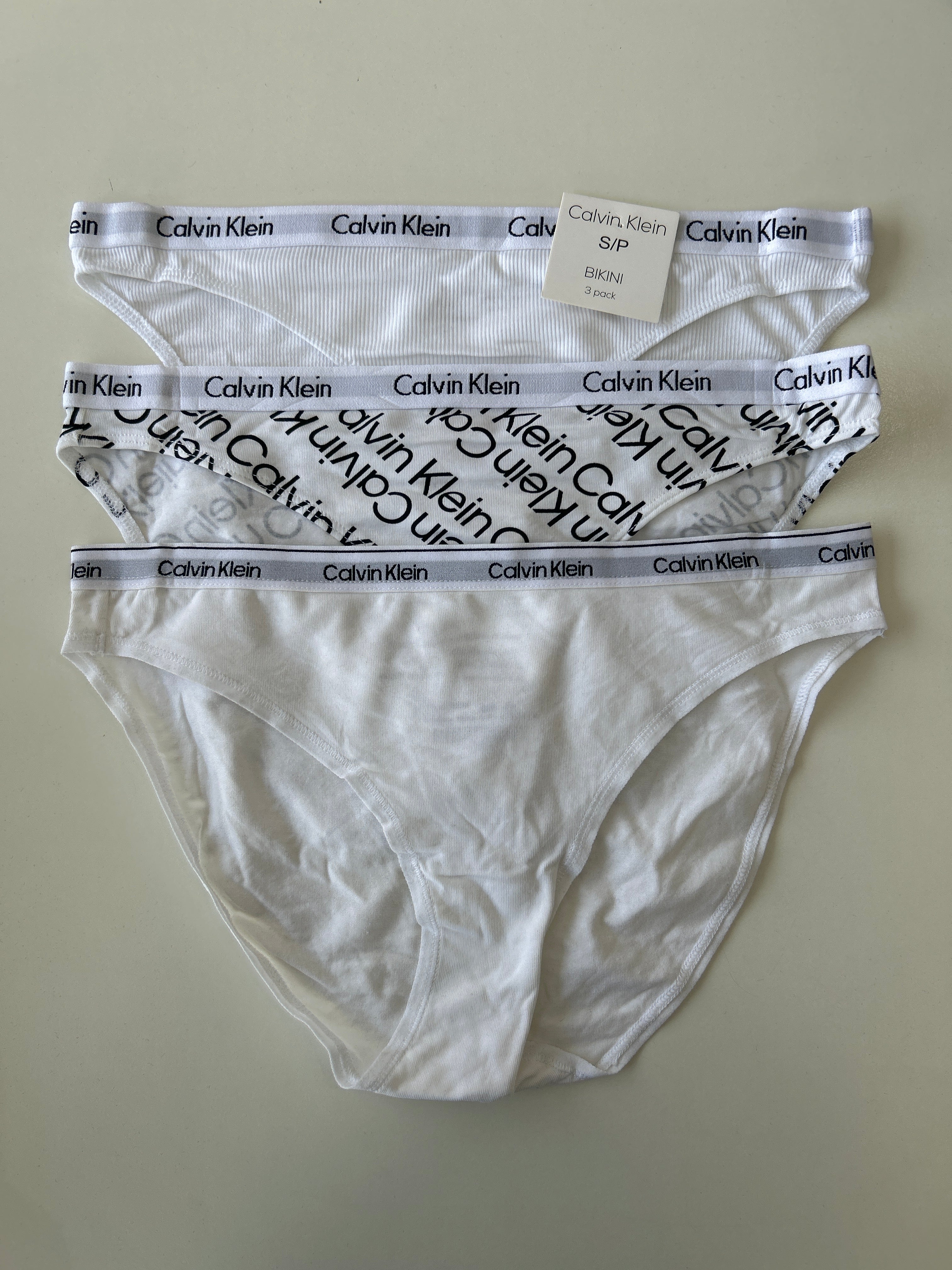 Lot de 3 culottes bikini Calvin Klein