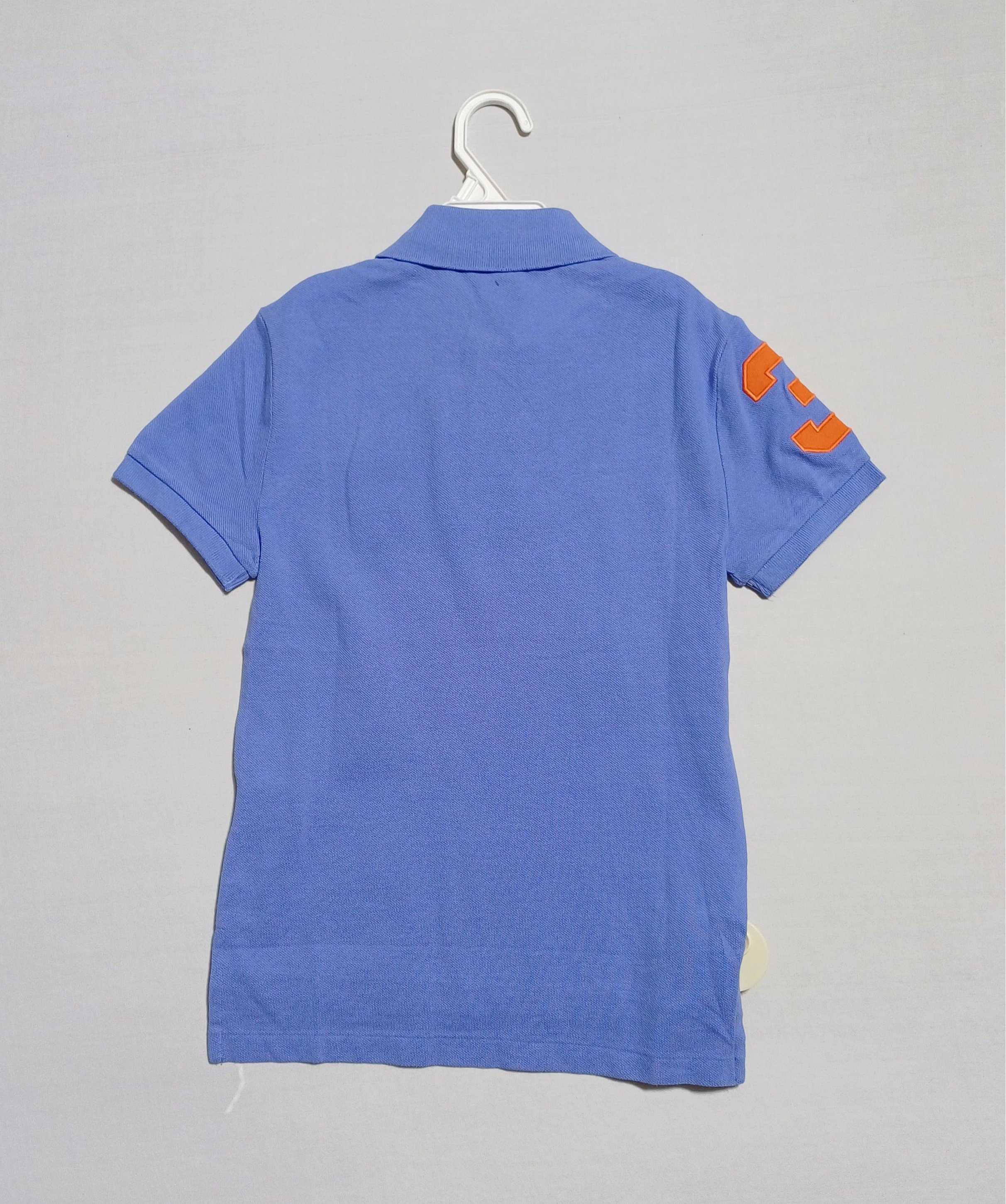 RALPH LAUREN BLUE BOYS POLO T-SHIRT 323169118