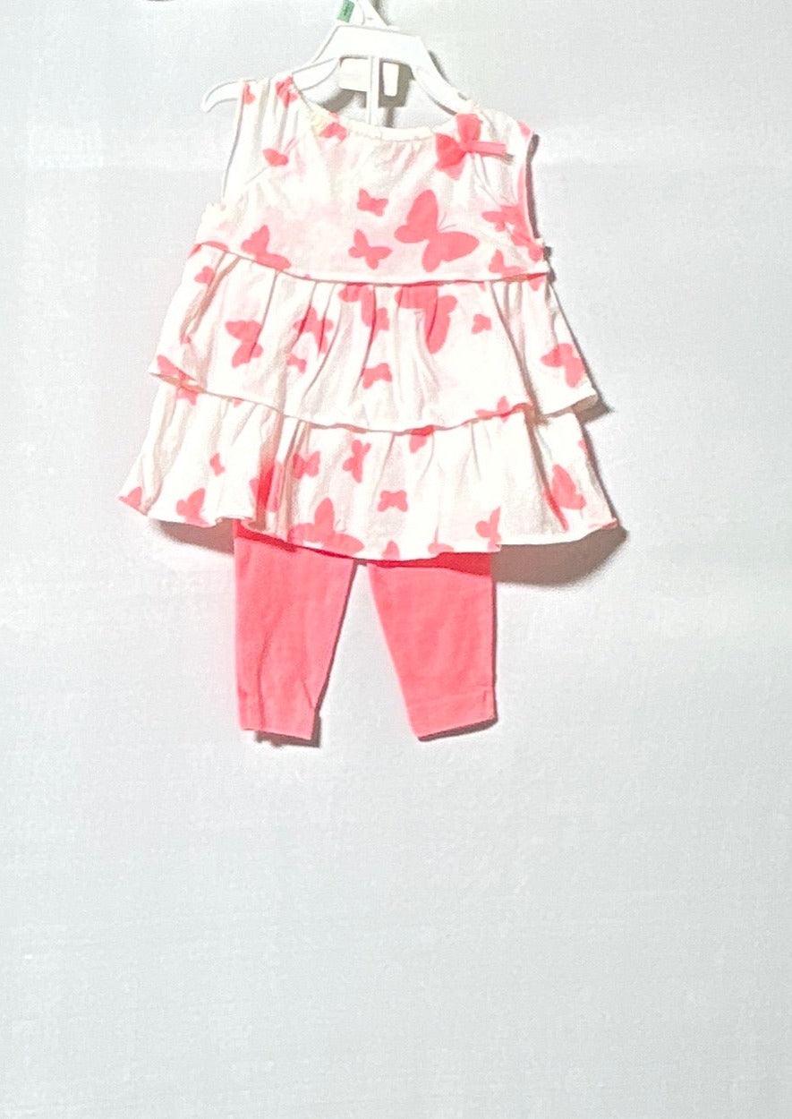 طقم كارترز جيرل مكون من قطعتين فستان وبنطال ضيق 121B377