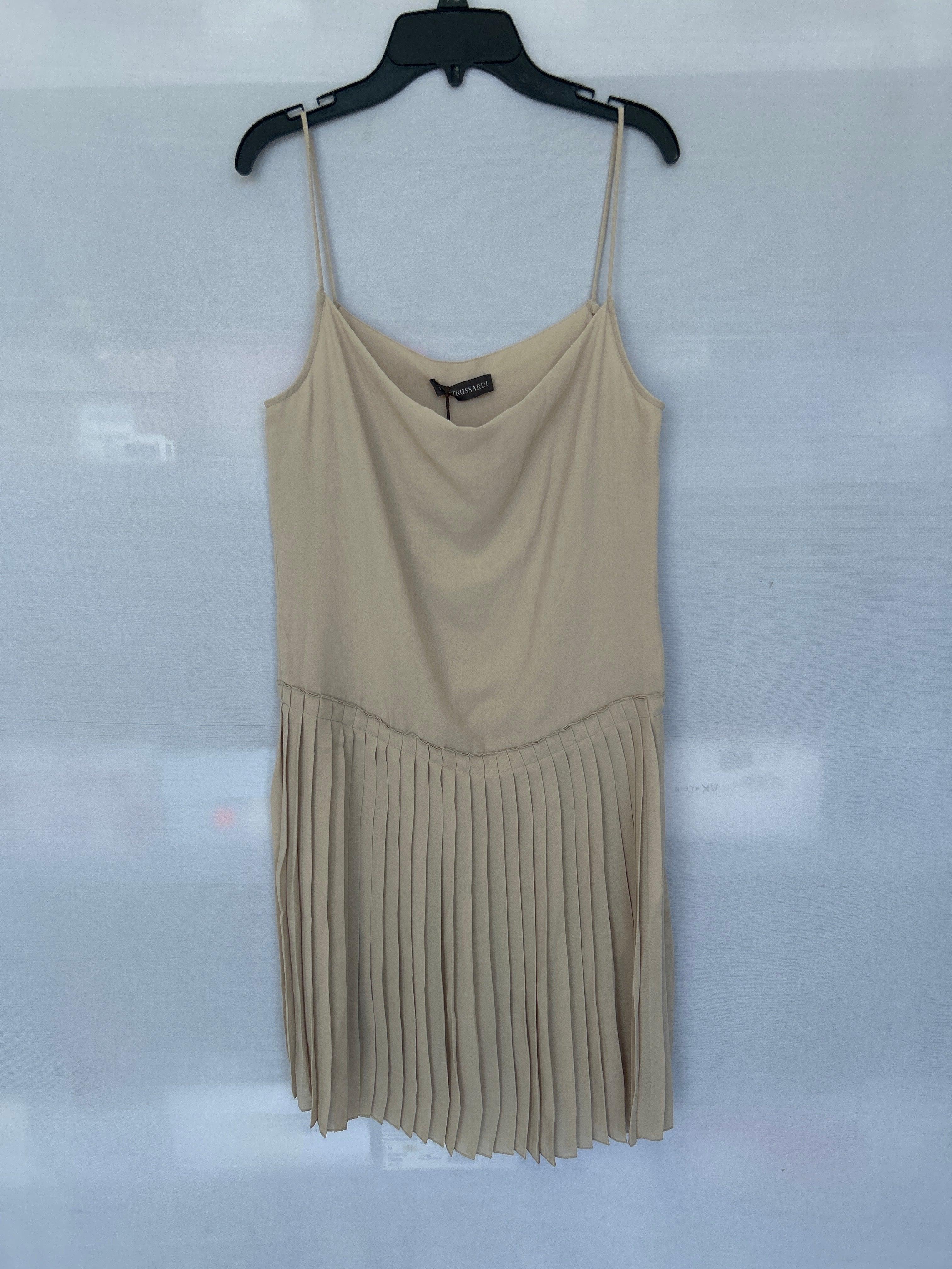 Robe sans manches Trussardi pour femme, crème Col-110 661222