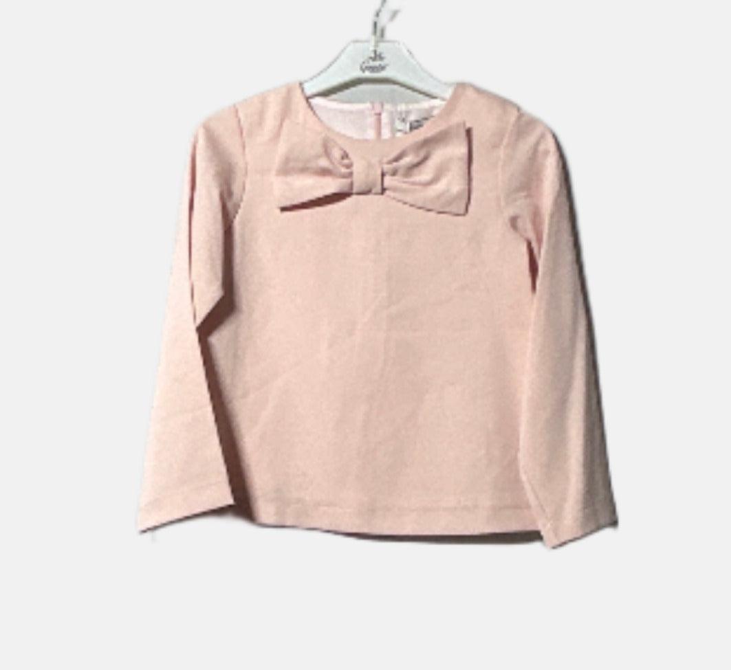 G19K52223 BLOUSE L/S ONU BUYUK FIYONKLU UZUN KOL pembe