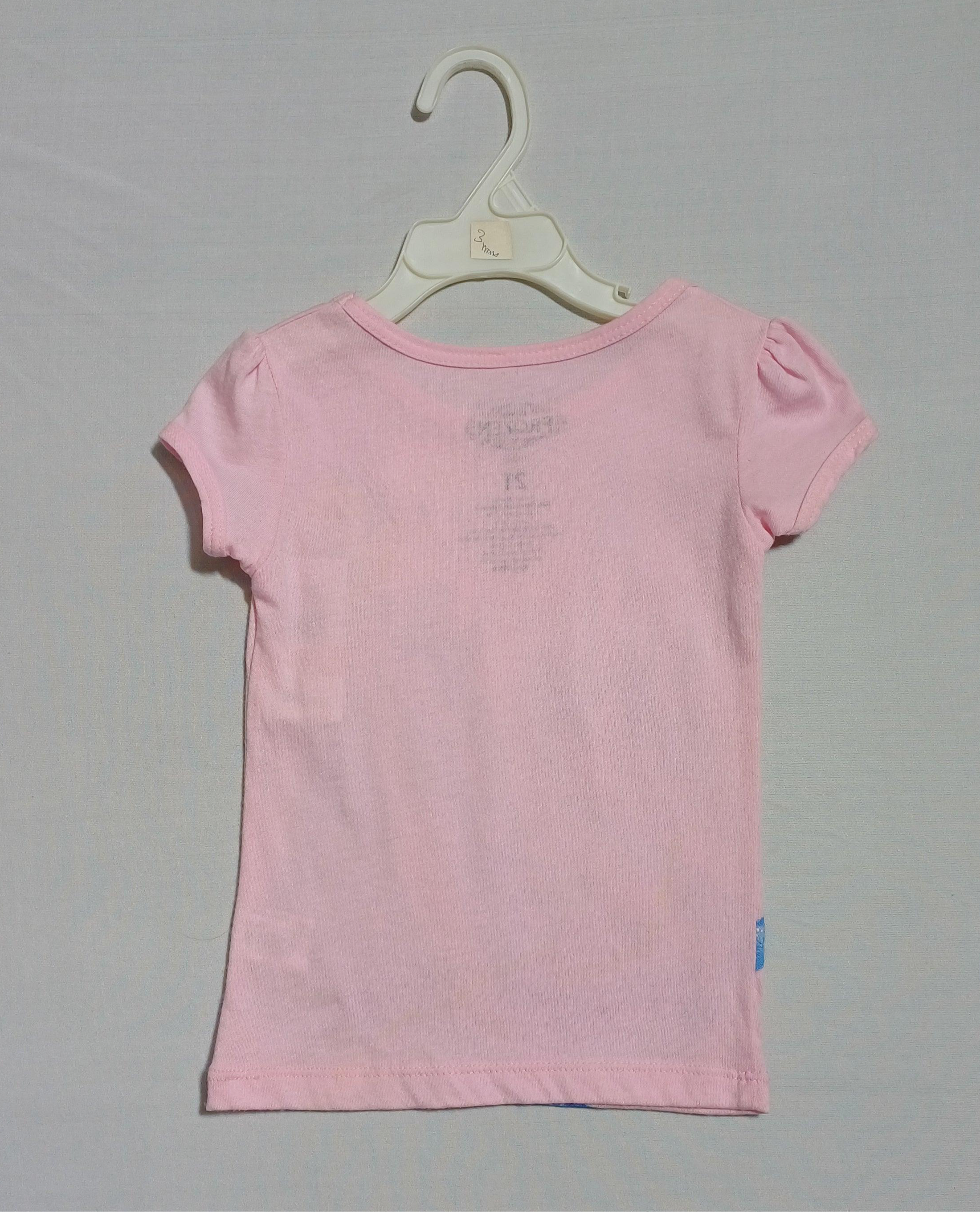 T-SHIRT FILLE RN DISNEP FROZEN PINK-2T SS QB527BZM3