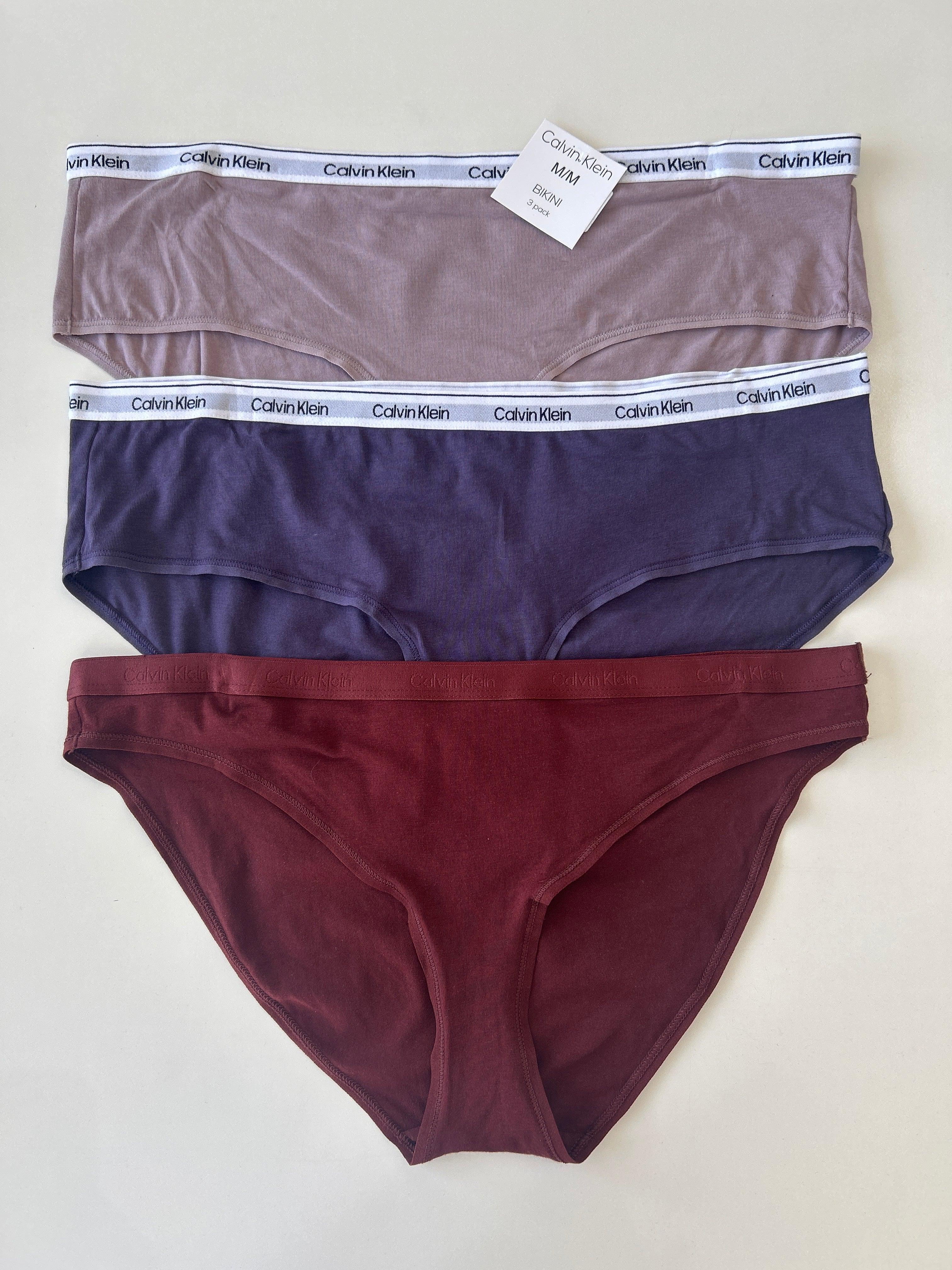 Lot de 3 culottes bikini M Calvin Klein