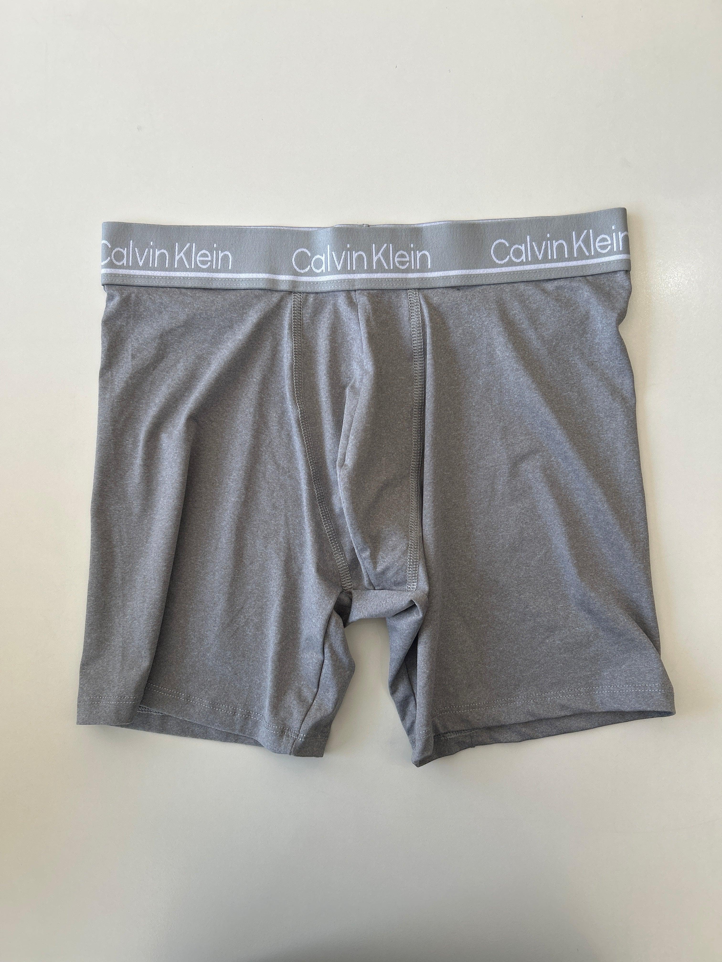 Grey 2 Calvin Klein Men Stretch Boxer Brief 1 Piece