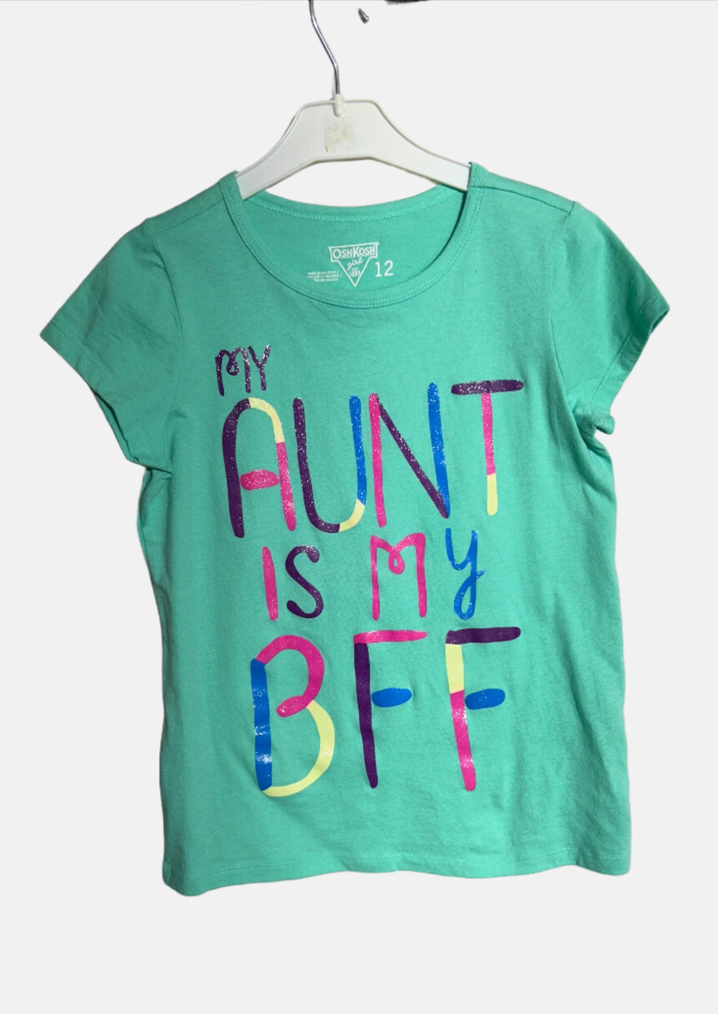 OSHKOSH SZ-12Y GIRL RN T-SHIRT SS 473A926