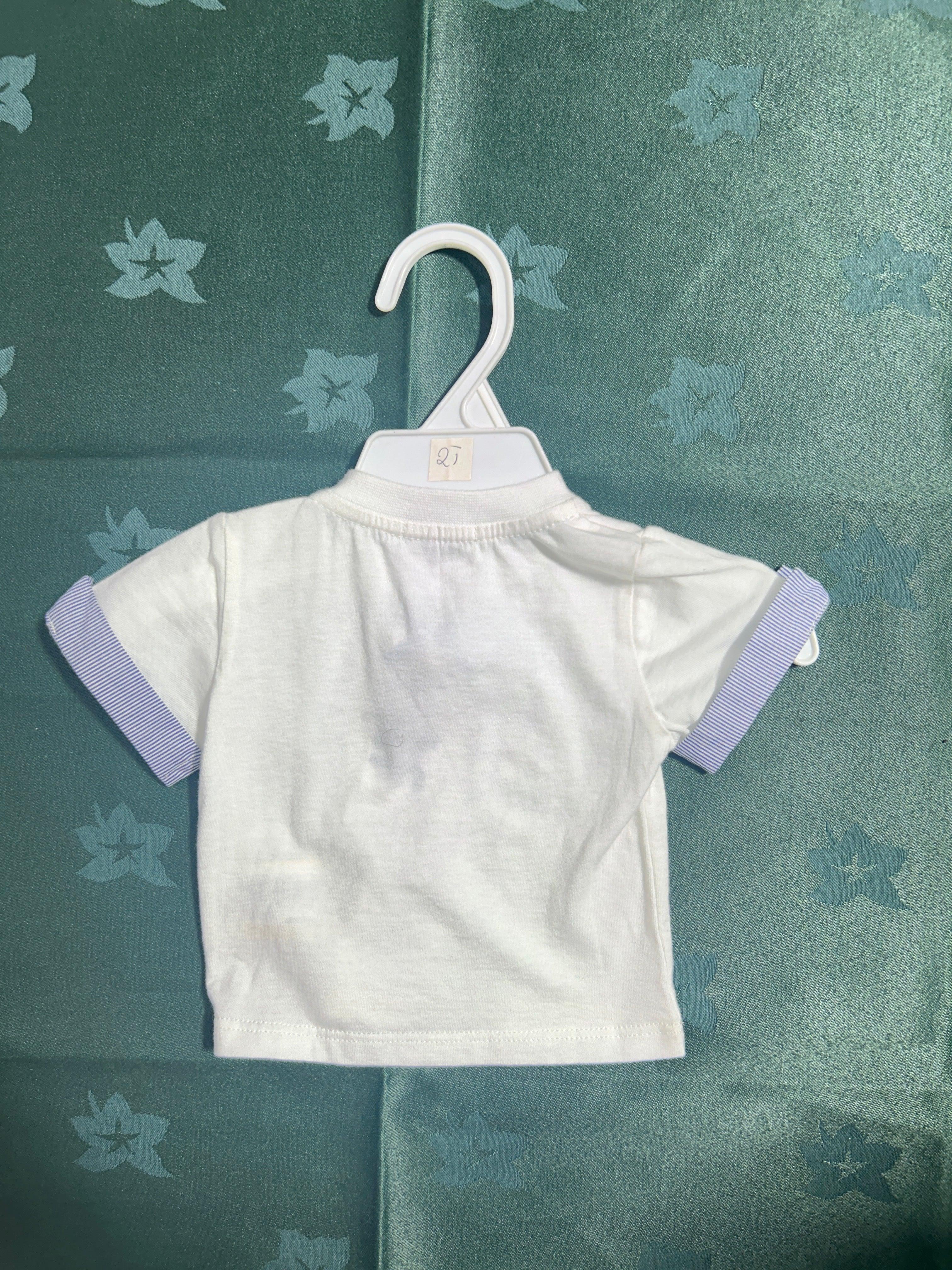 MTF WHT BOY T-SHIRT RN SS H92 H80 -0 1M