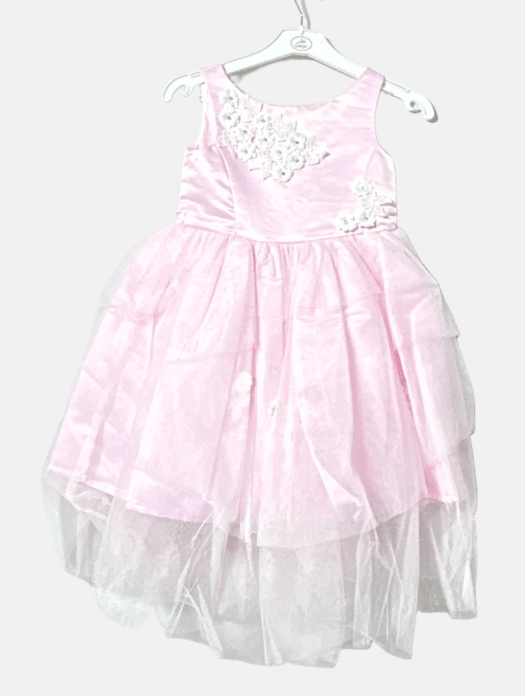 G19Y60150 DRESS ROBASI NAKIS ISLEMELI KATLI ABIYE PINK