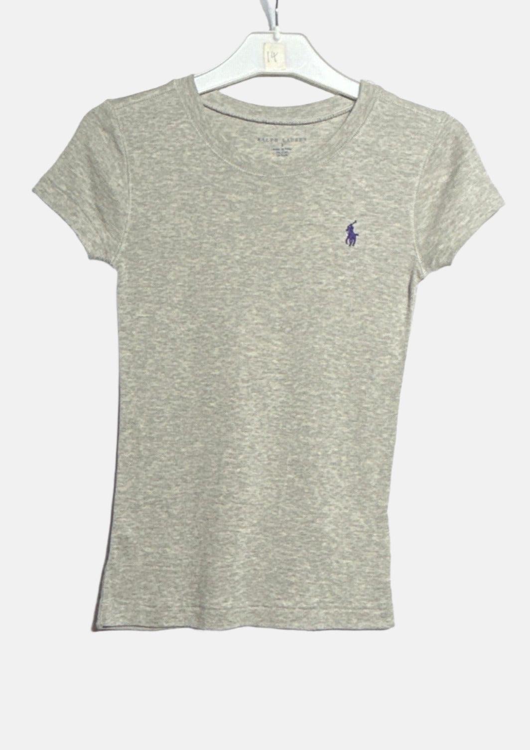 تي شيرت رالف لورين للبنات باللون الرمادي - 6 3122002802A9