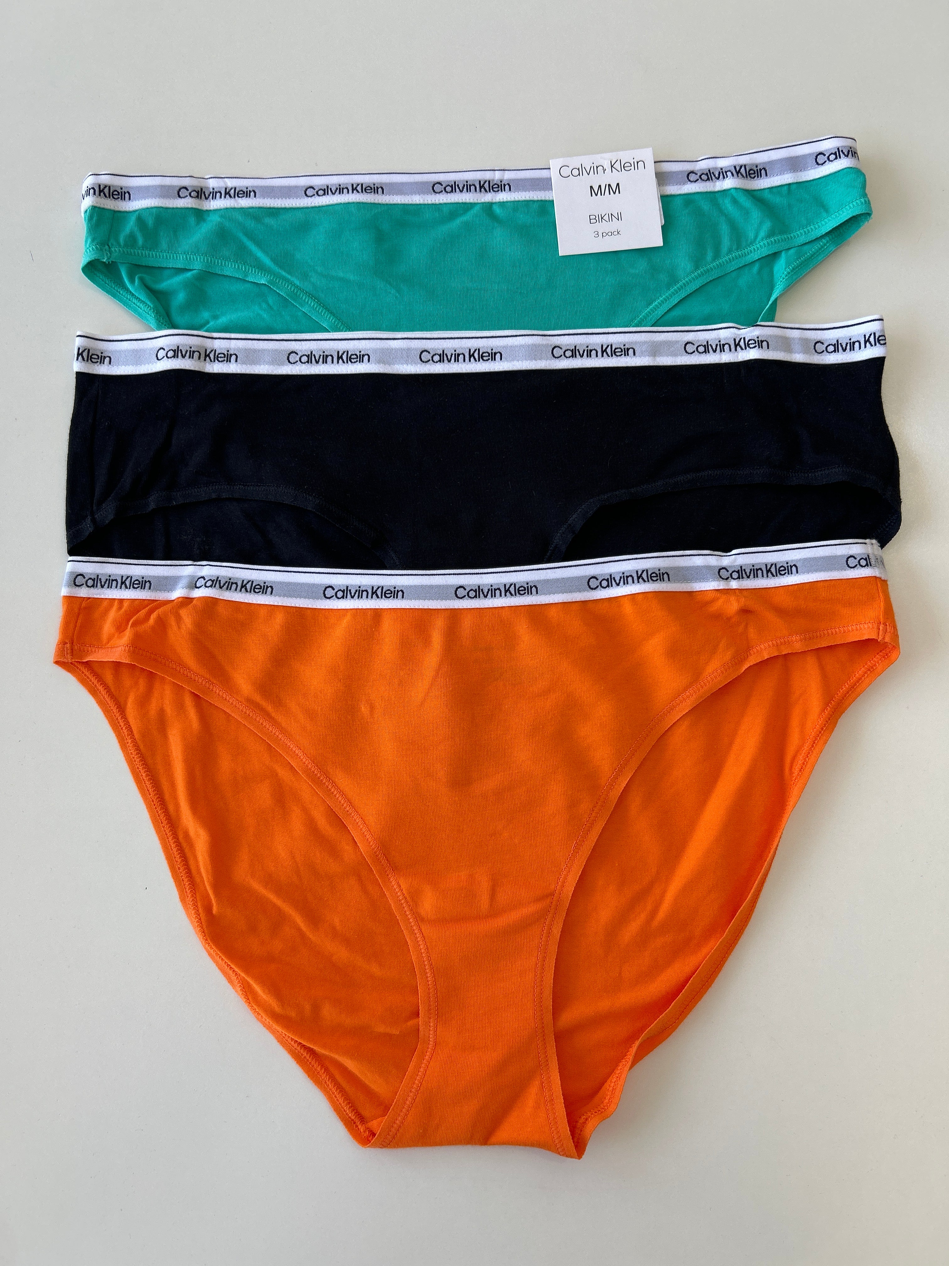 Lot de 3 culottes bikini M Calvin Klein