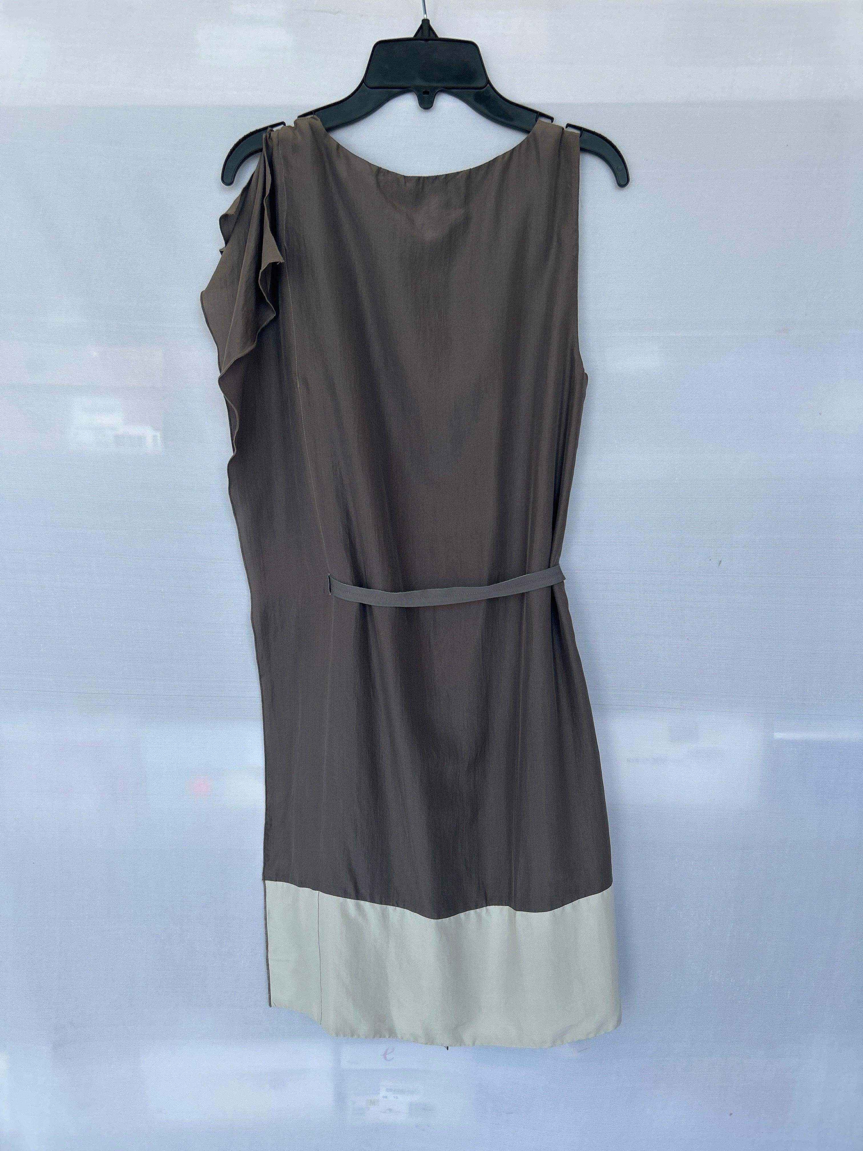 42-Gris Col-190 661615 Trussardi Femme Robe sans manches