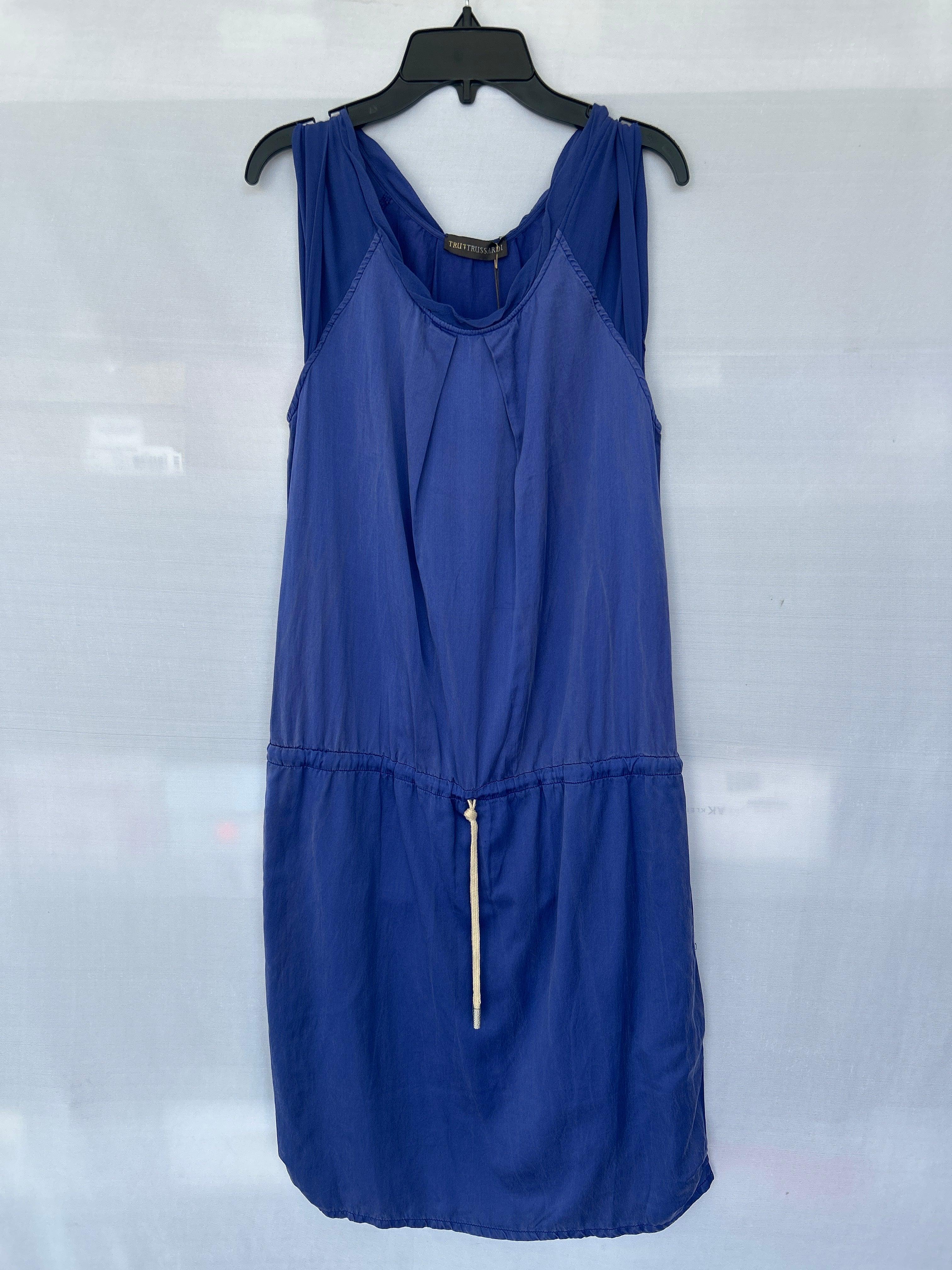 Robe sans manches Trussardi pour femme Bleu Col-46 661535