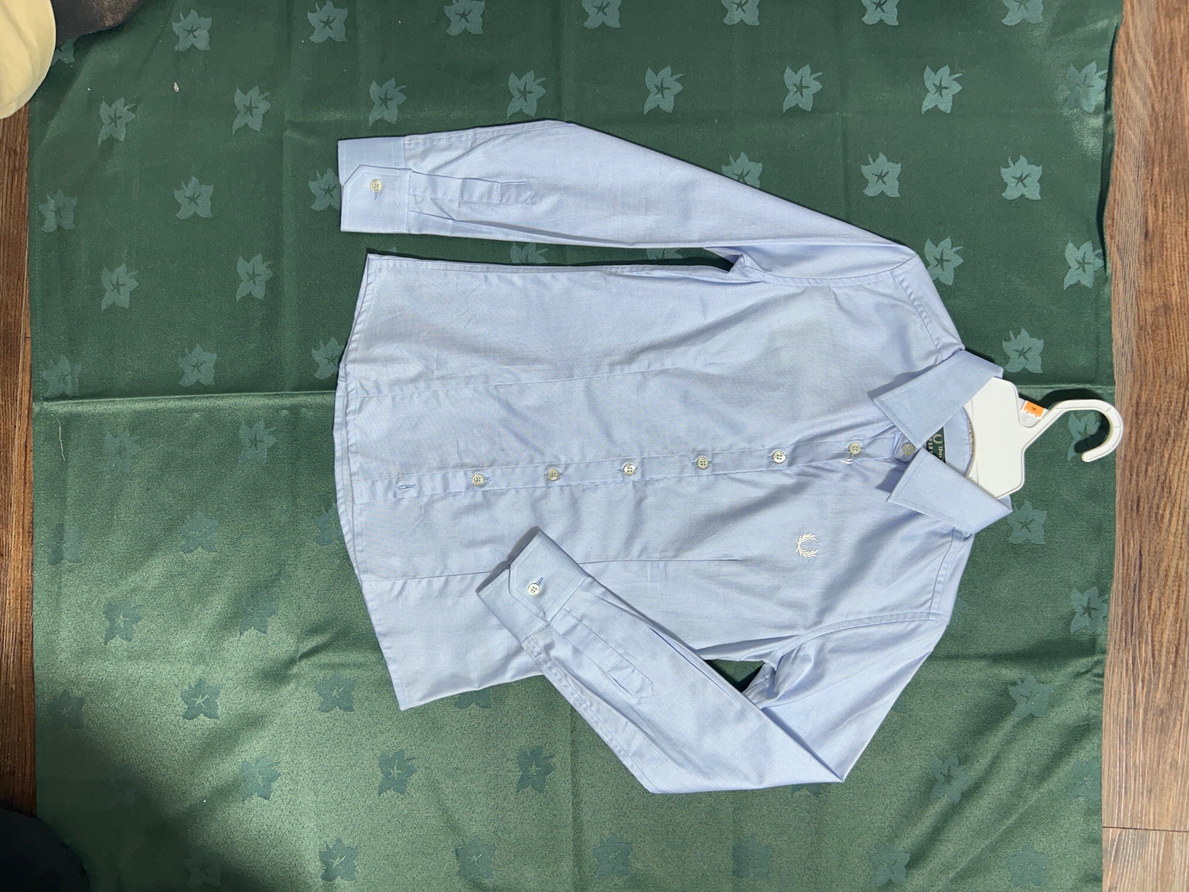 FRED PERRY BLUE-12Y BOYS SHIRT