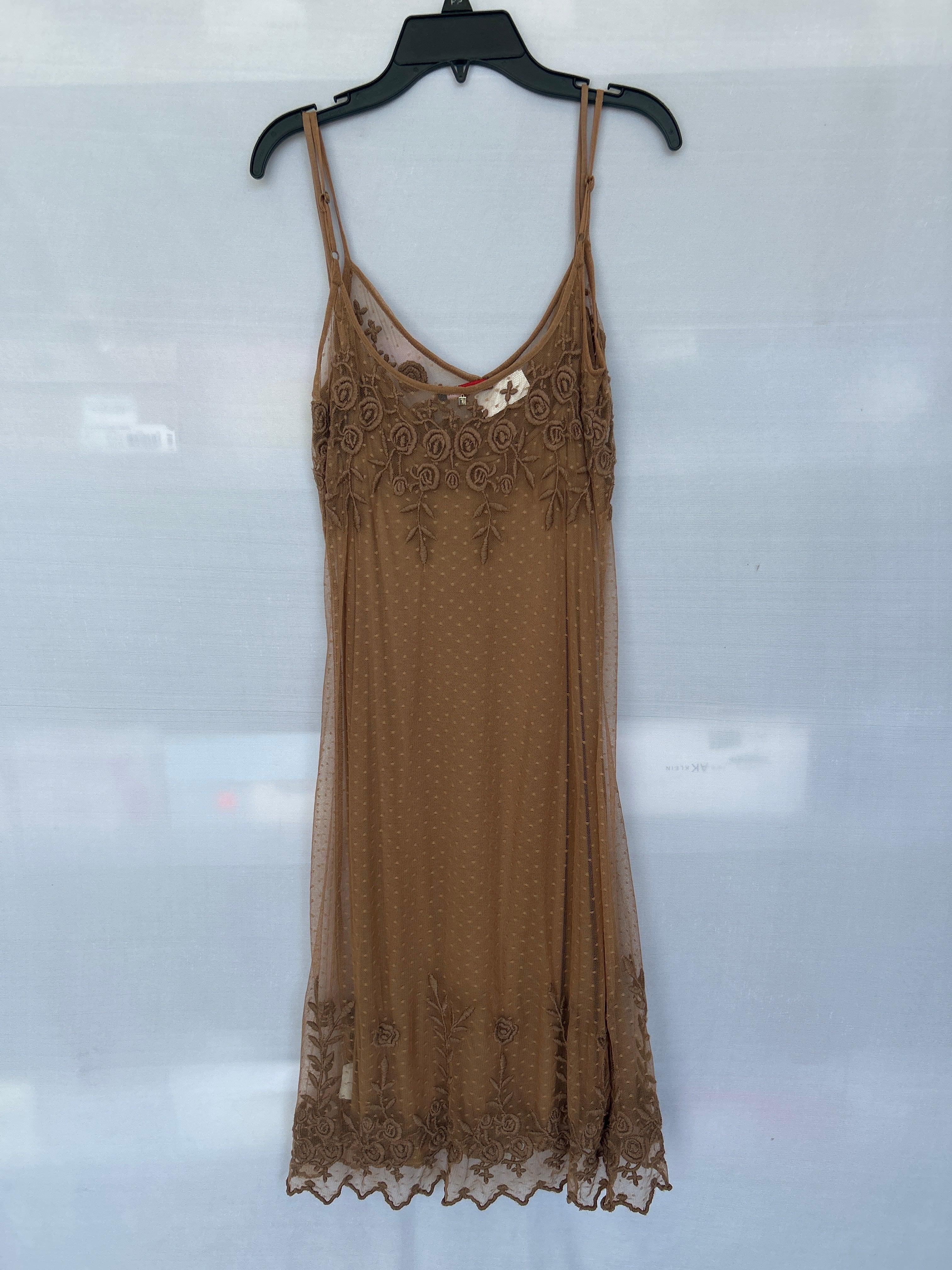 Robe sans manches Trussardi pour femme, marron, col-68 561602