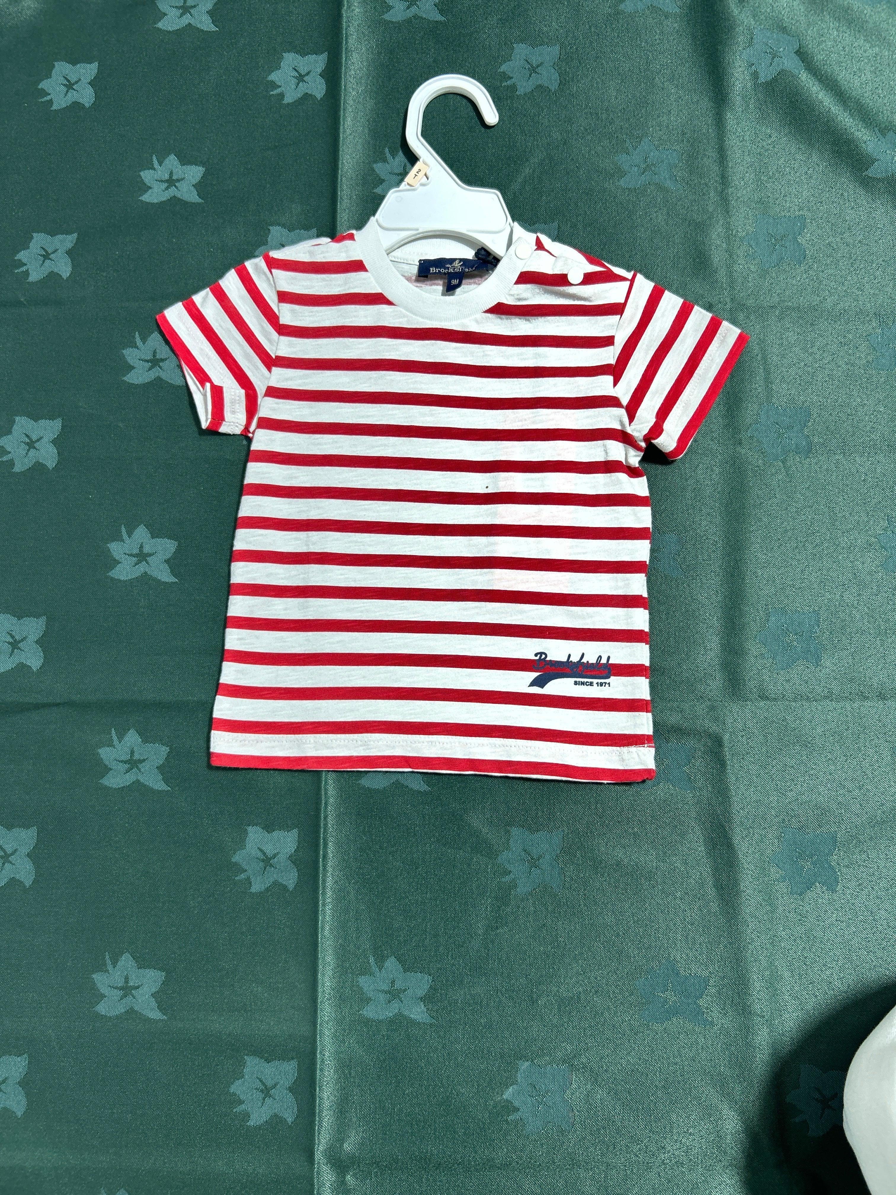 BROOKSFIELD REDWHITE BOY T-SHIRT RN SS