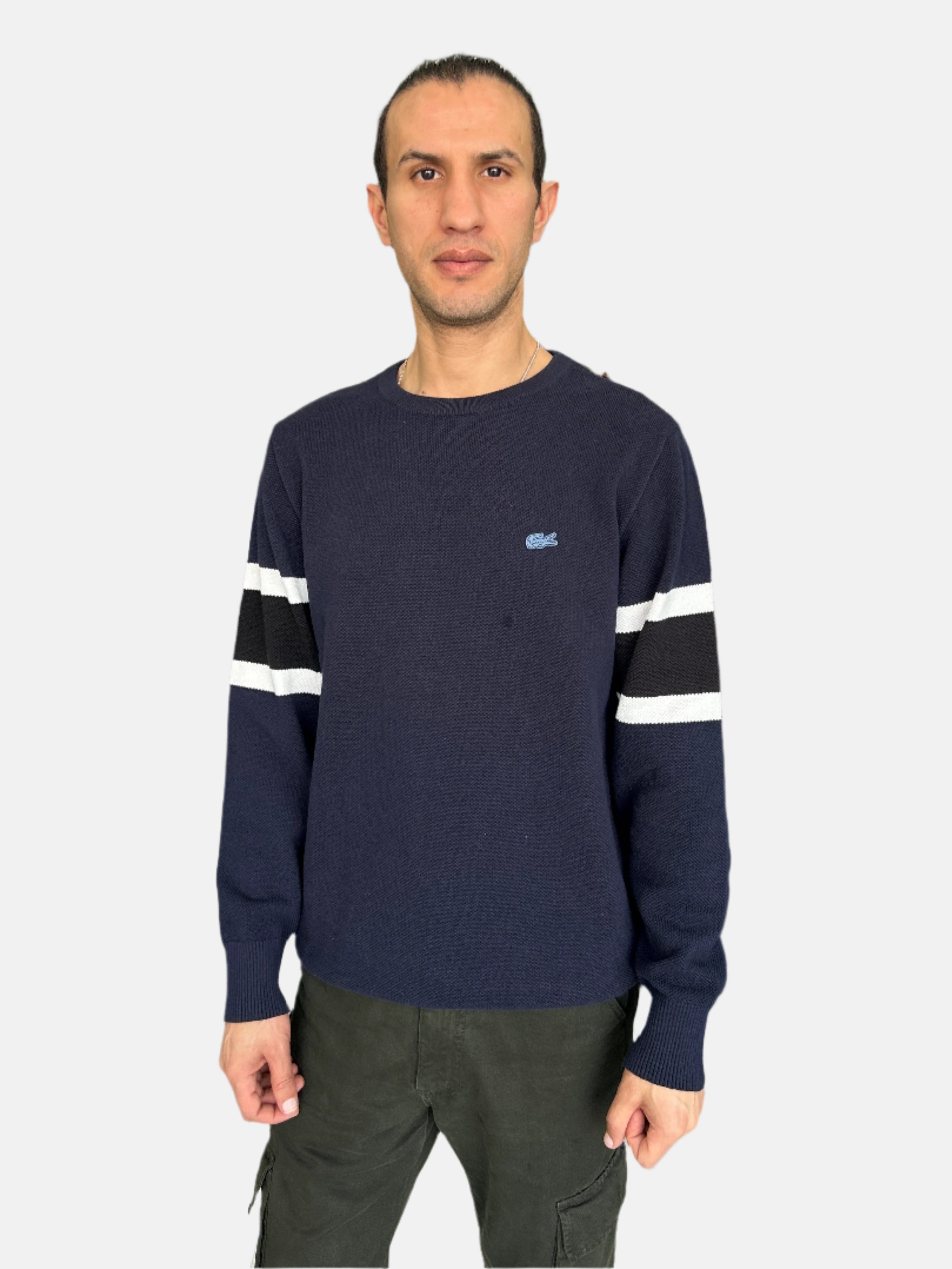 Lacoste Regular Fit Men Crew Neck Sweatshirt Navy PH7647 GY3103