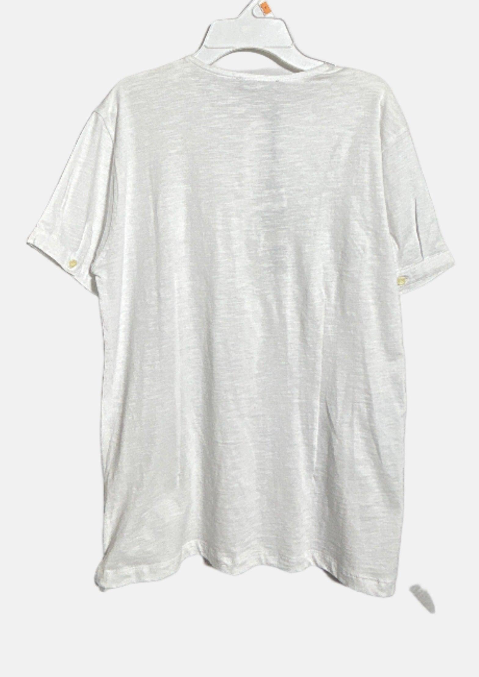 D.A DANIELE ASESSANDRINI BOYS RN T-SHIRT SS WHT-16A