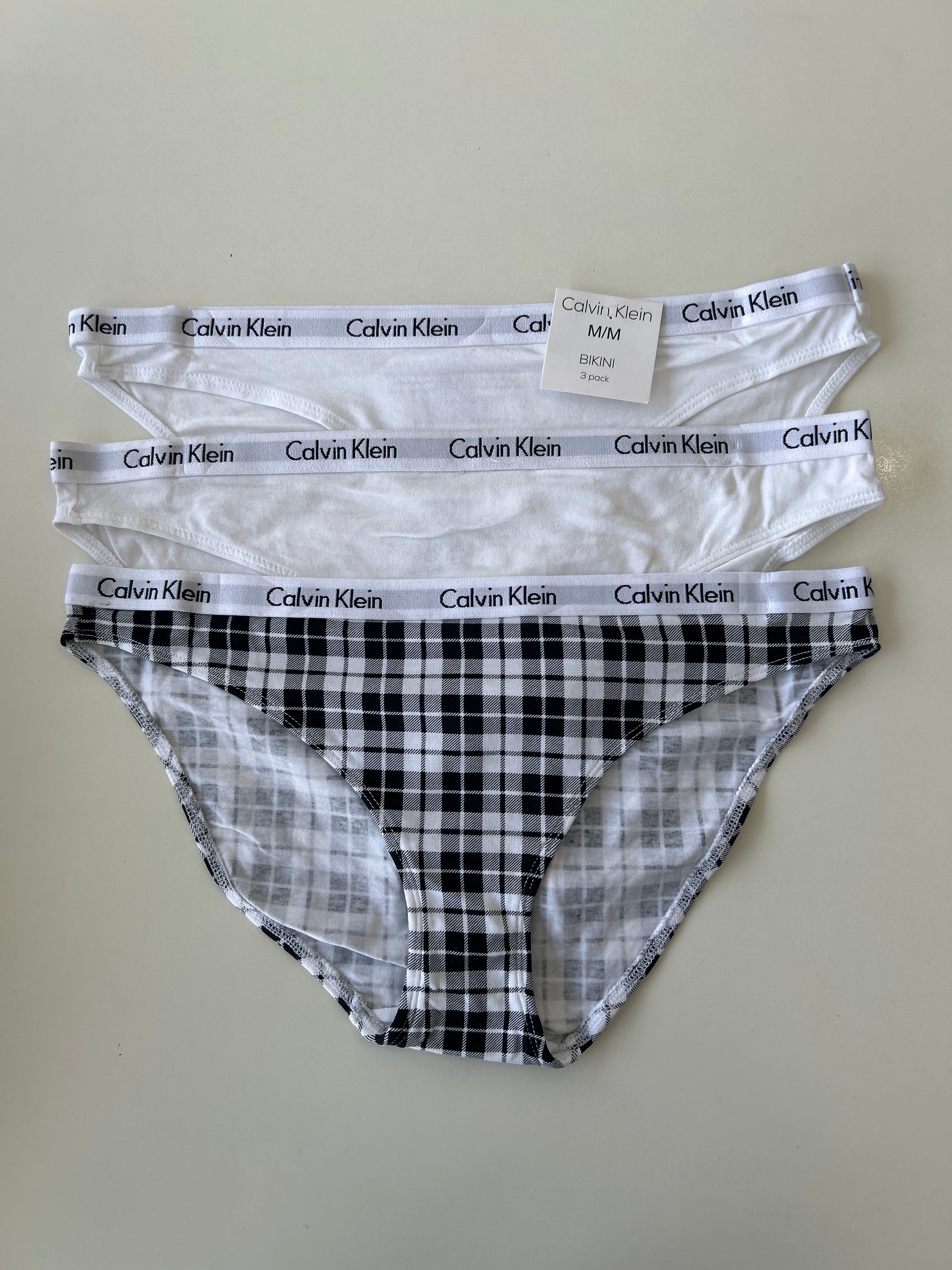 Lot de 3 culottes bikini M Calvin Klein