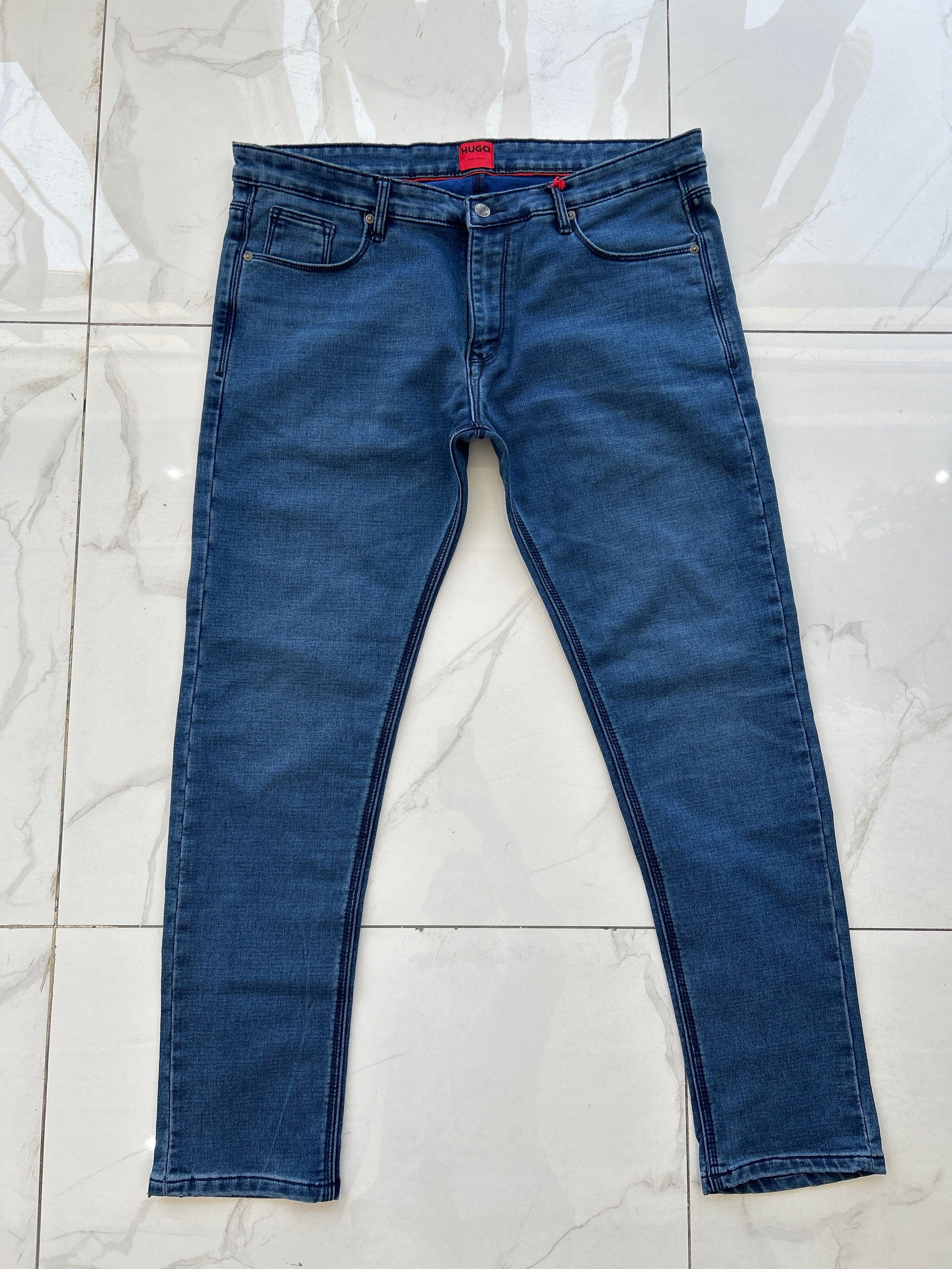 JEAN HUGO Lblue-6 708 EN JERSEY DENIM